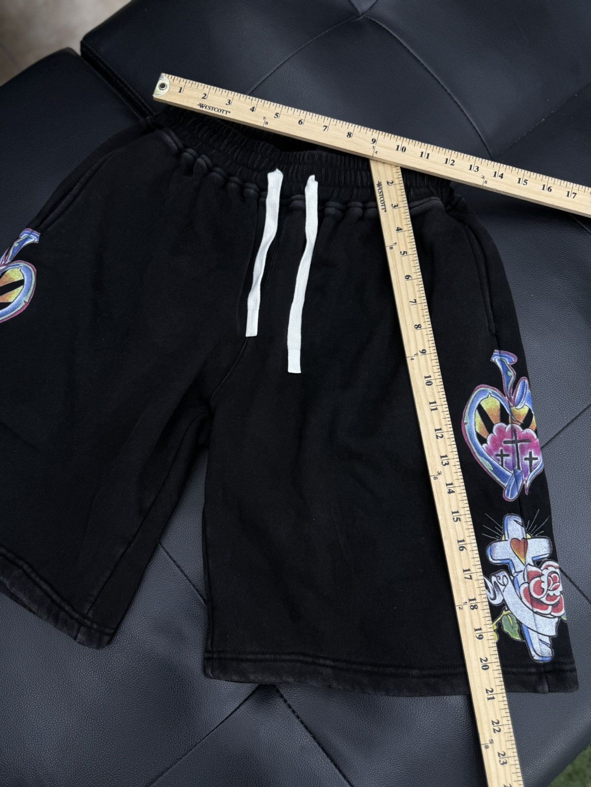 Other We Are Righteous Black Cotton Shorts Size Small (NEW) Size US 29 - 6 Thumbnail