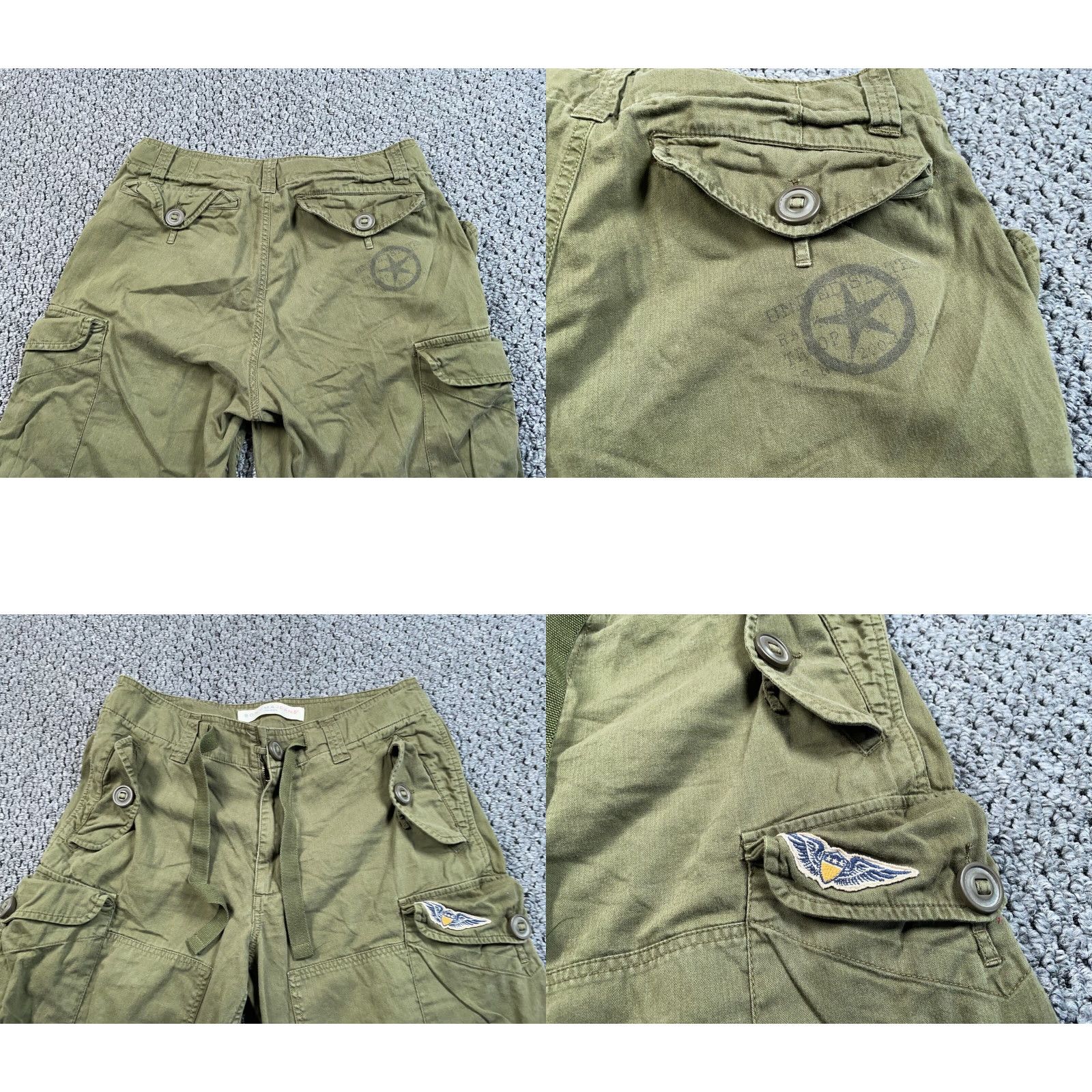 Vintage VINTAGE Sonoma Tactical Cargo Pants Mens 32 x 28 Green Straight Leg Workwear Outdoors Size US 30 / EU 46 - 8 Thumbnail
