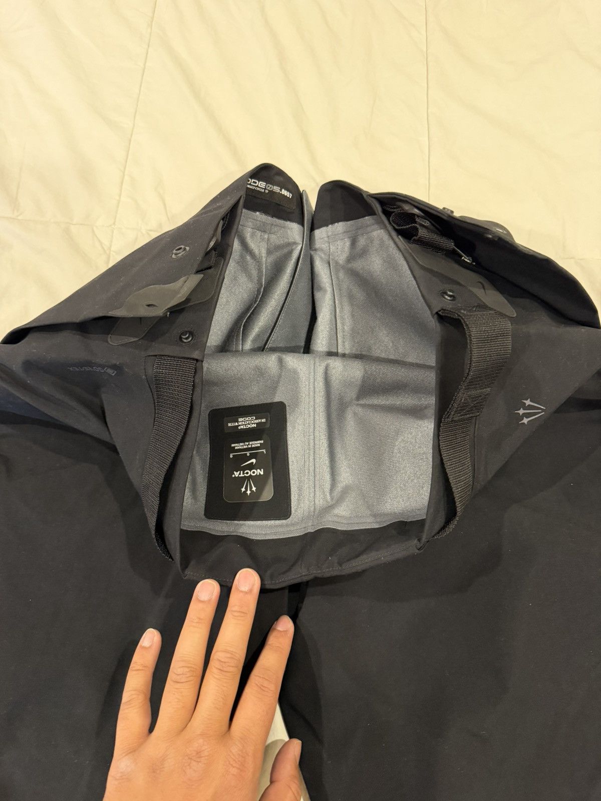 NOCTA × Nike Nike × NOCTA Code Prestigious Fold Pants Black Men's sz L Size US 34 / EU 50 - 10 Thumbnail