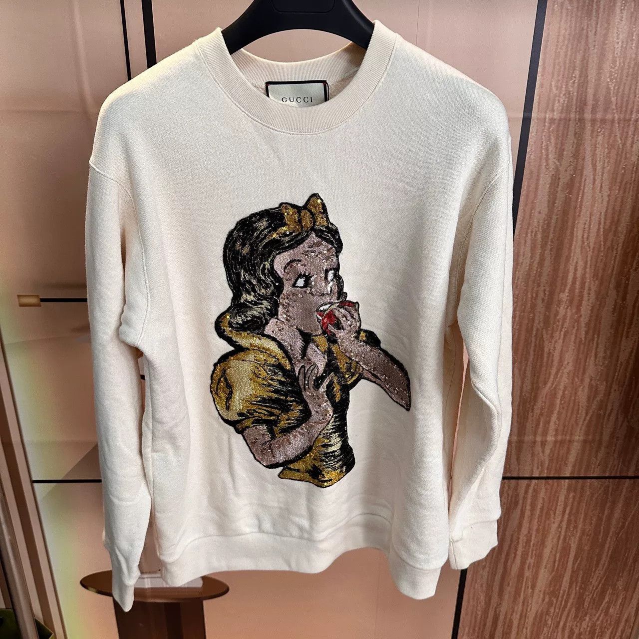Gucci Gucci Disney Collab White Sequin Sweatshirt Size M / US 6-8 / IT 42-44 - 1 Thumbnail