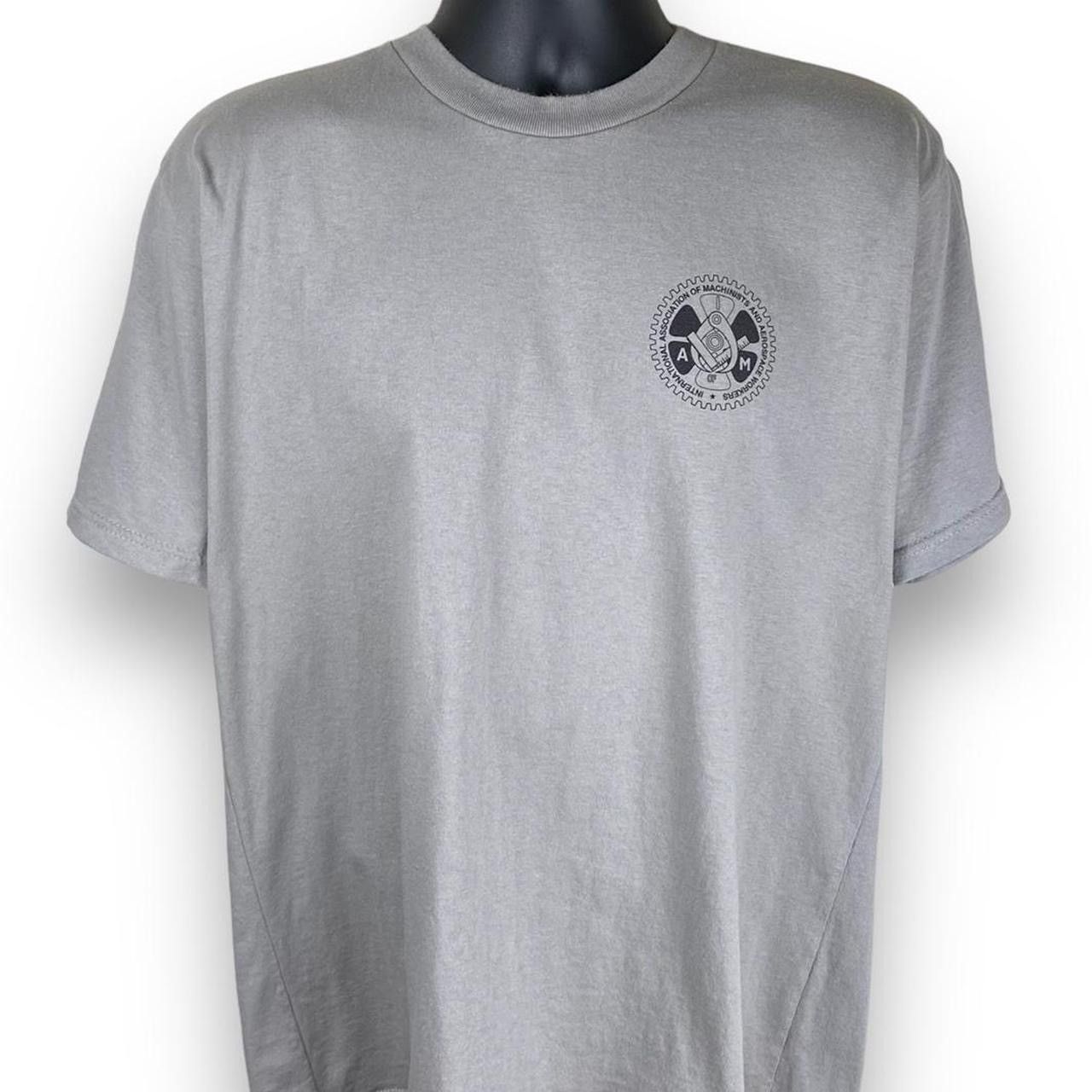 Vintage Vintage Union Line Machinists Aerospace Workers Tshirt Size US L / EU 52-54 / 3 - 2 Thumbnail