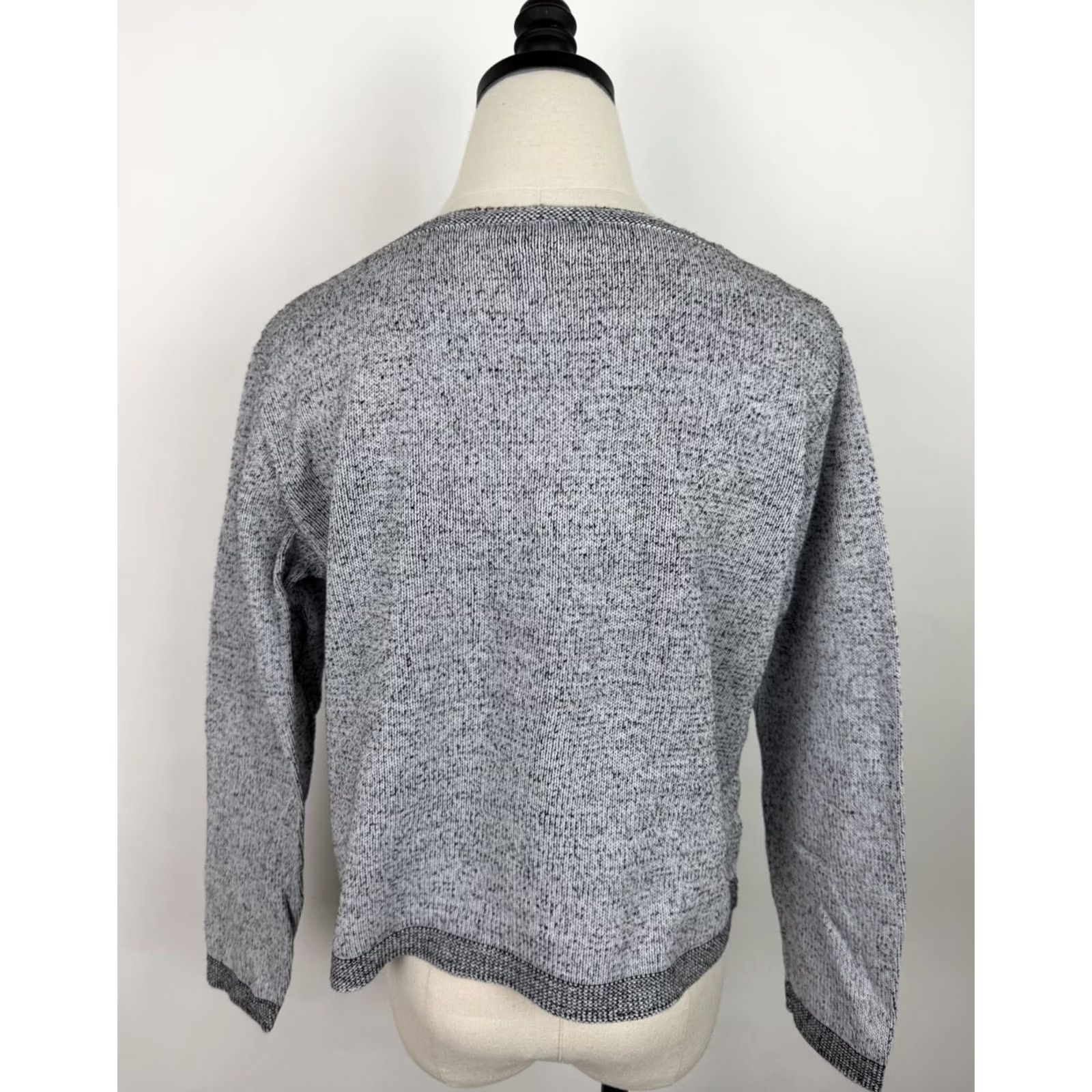 Vintage VINTAGE United Knitwear Sweater Shirt Womens Medium White 80s 90s Grunge Retro Pullover Size M / US 6-8 / IT 42-44 - 7 Thumbnail