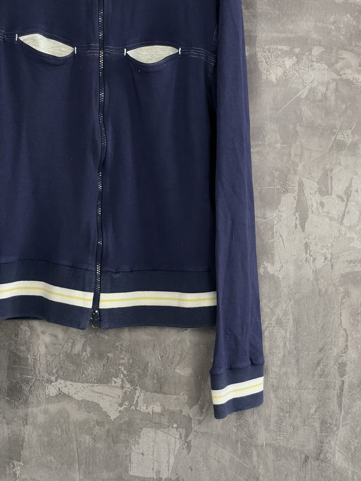 Armani Armani Vintage Y2K Zip Up Glam Sweatshirt Size US XL / EU 56 / 4 - 6 Thumbnail