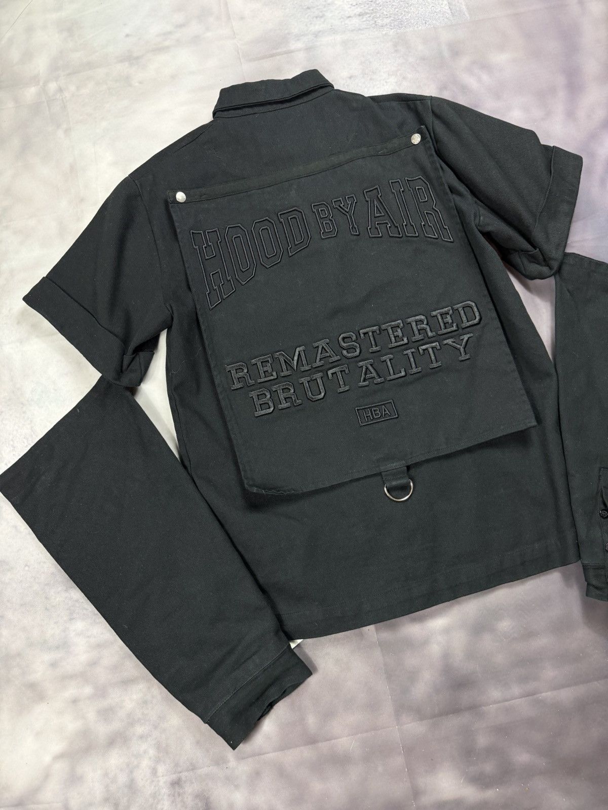HOOD BY AIR REMASTERED BRUTALITY WORK JACKET y2k opium carti