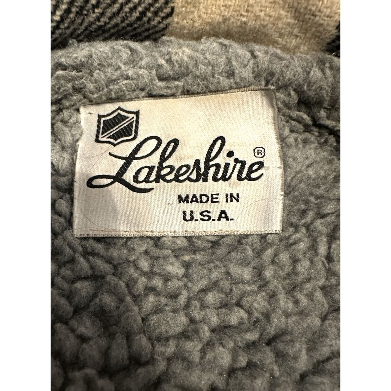 Vintage VINTAGE Lakeshire Wool Jacket Sherpa Lined Women’s Large Full Zip Unisex Adults L Black 80s Basic Jacket Mens Womens Size L / US 10 / IT 46 - 5 Thumbnail