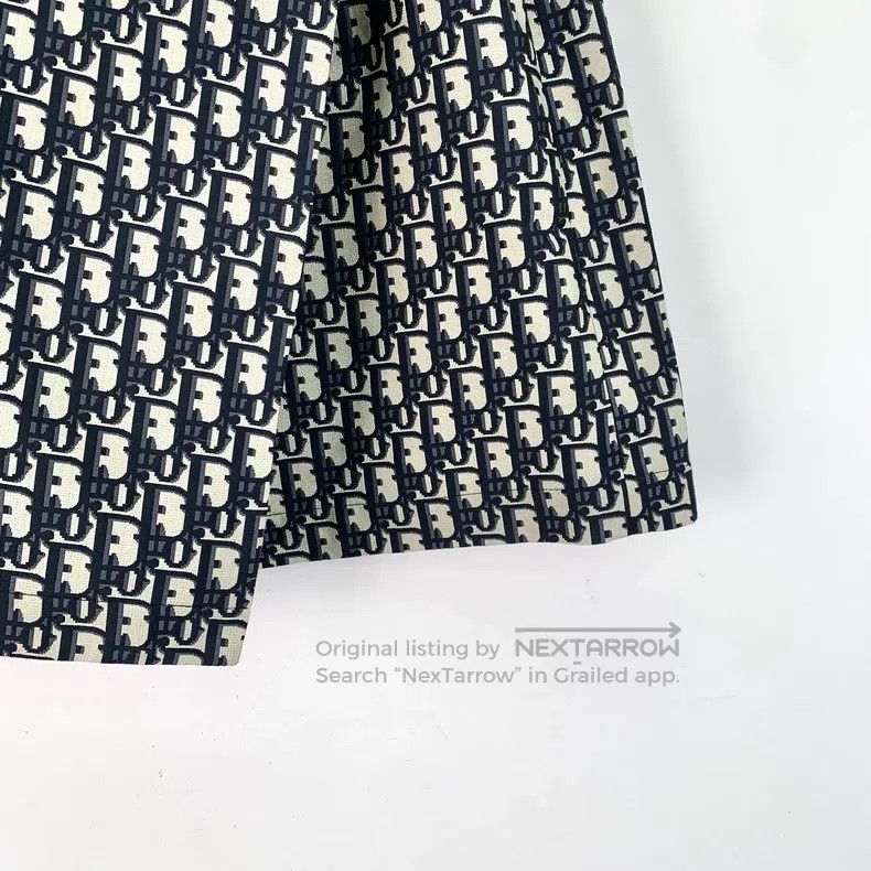 Dior Dior 24 Oblique colour block logo jacquard full-print casu Size 25" / US 0 / IT 36 - 4 Thumbnail