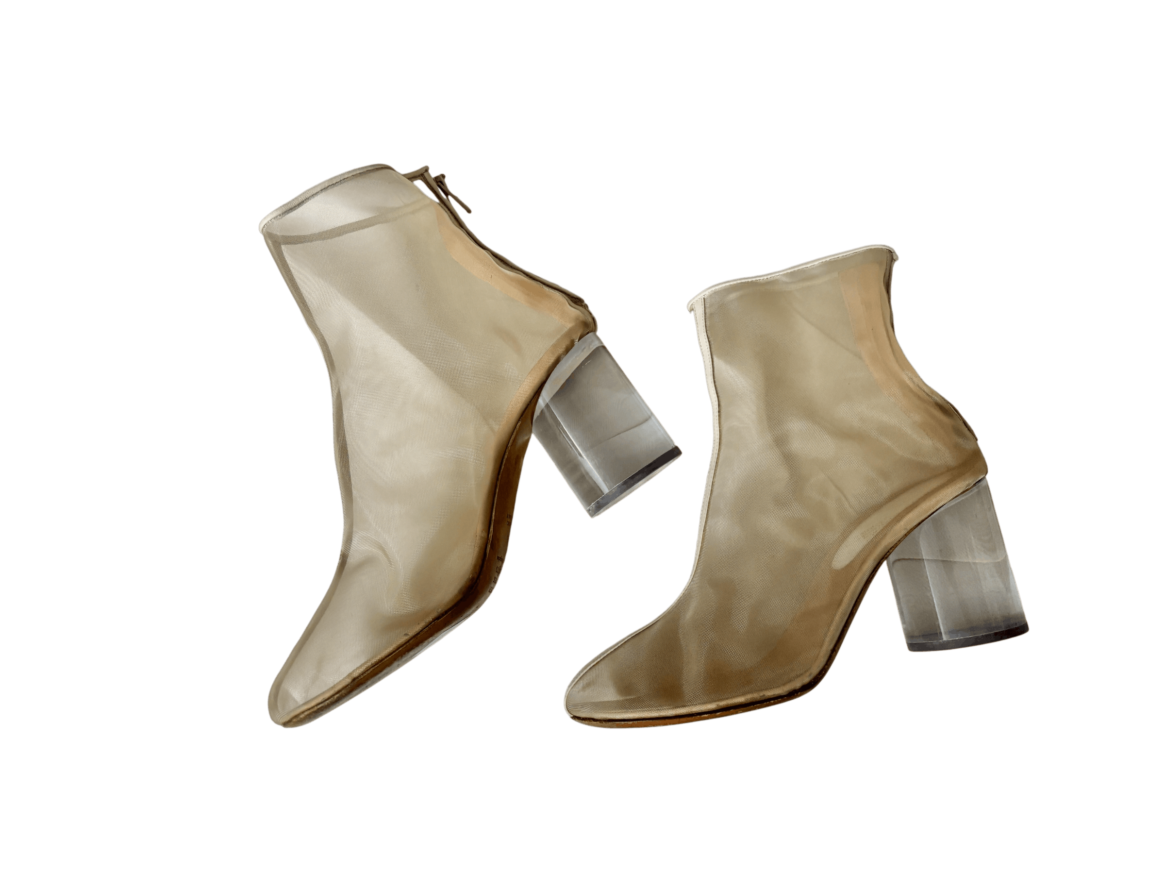 Maison Margiela Maison Margiela SUPER RARE Nude Sock Boots, early 2000's Size US 9.5 / IT 39.5 - 1 Thumbnail
