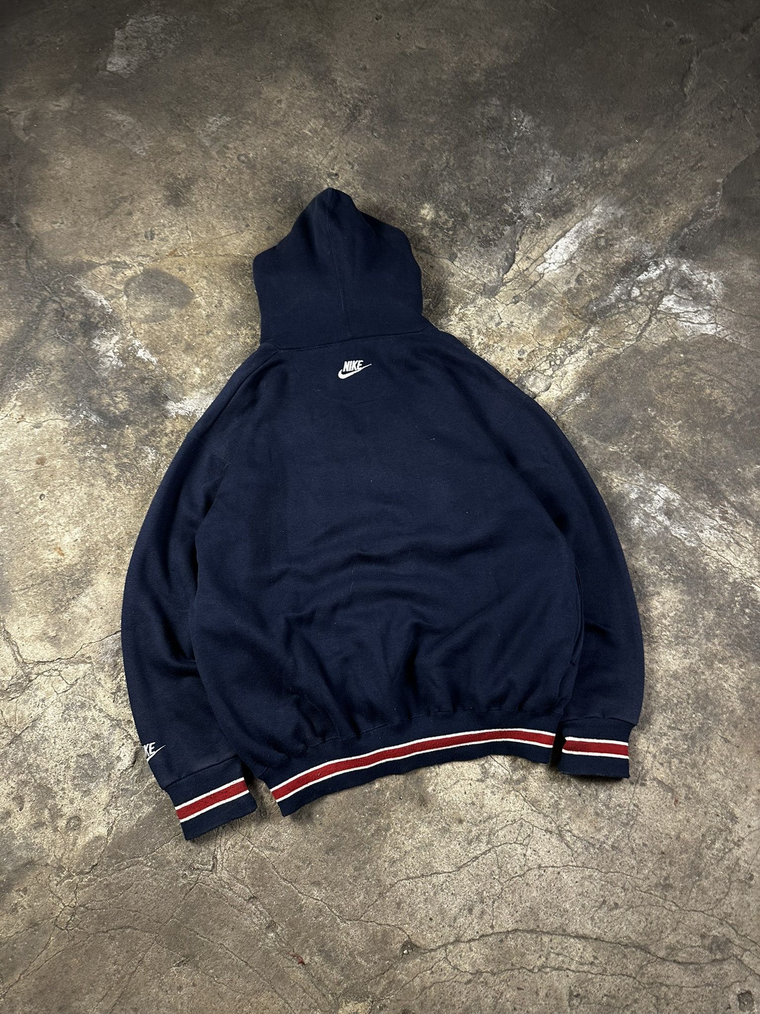 Nike 90s Nike Central Swoosh Boxy Washed Hoodie Size US M / EU 48-50 / 2 - 6 Thumbnail