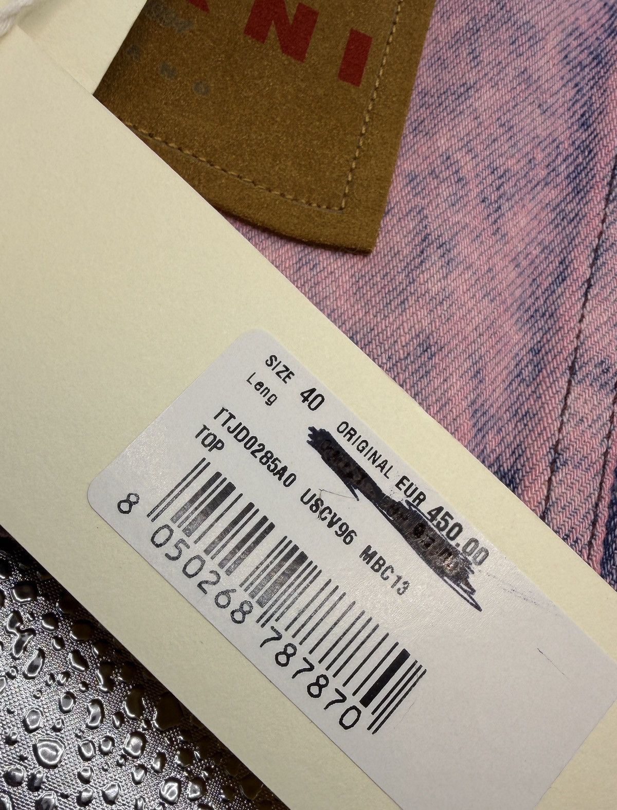 Marni Marni Pink Paneled Denim Tank top Size S / US 4 / IT 40 - 4 Thumbnail