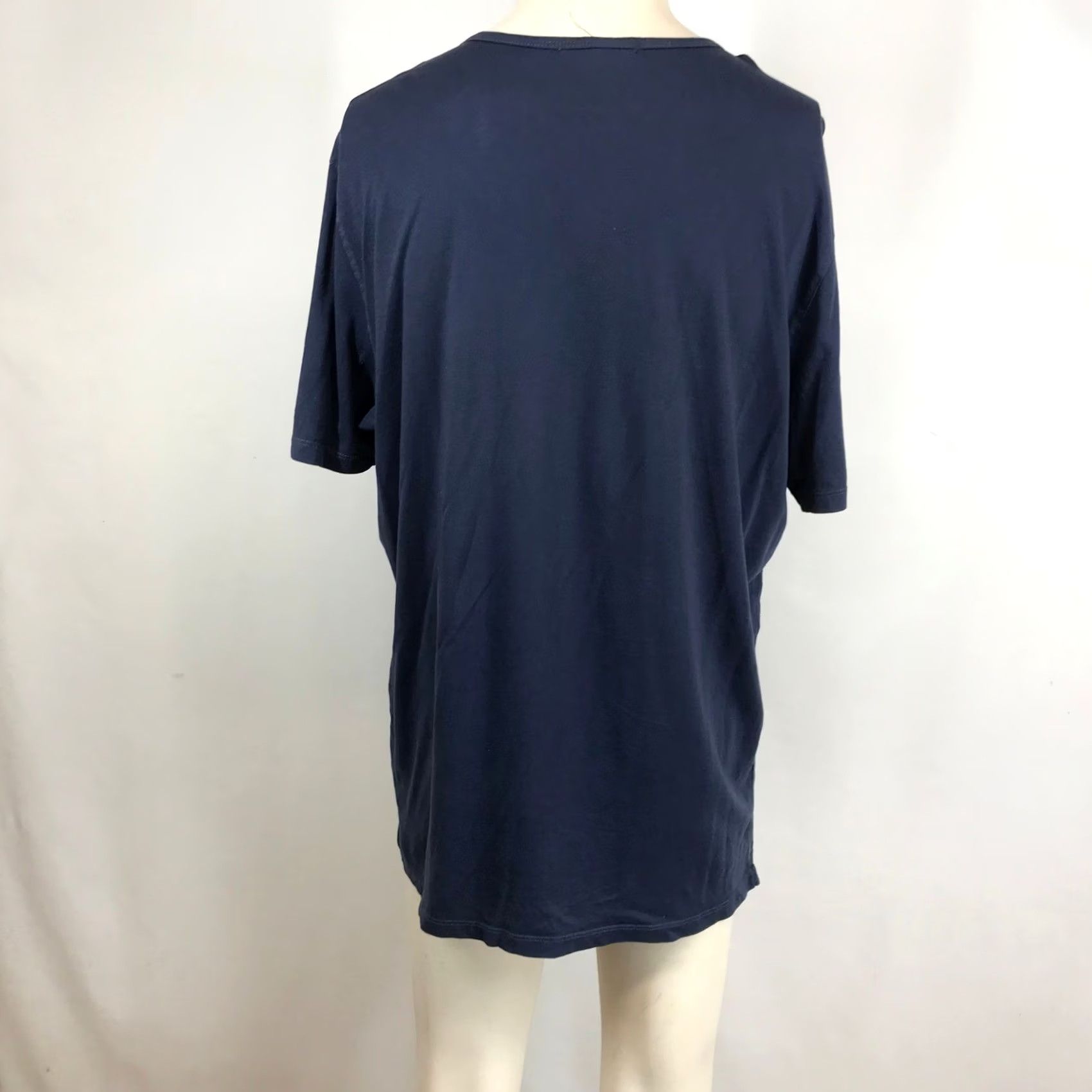 Vintage Robert Barakett XXL Cotton Shirt: Classic Navy Blue Size US XL / EU 56 / 4 - 5 Thumbnail