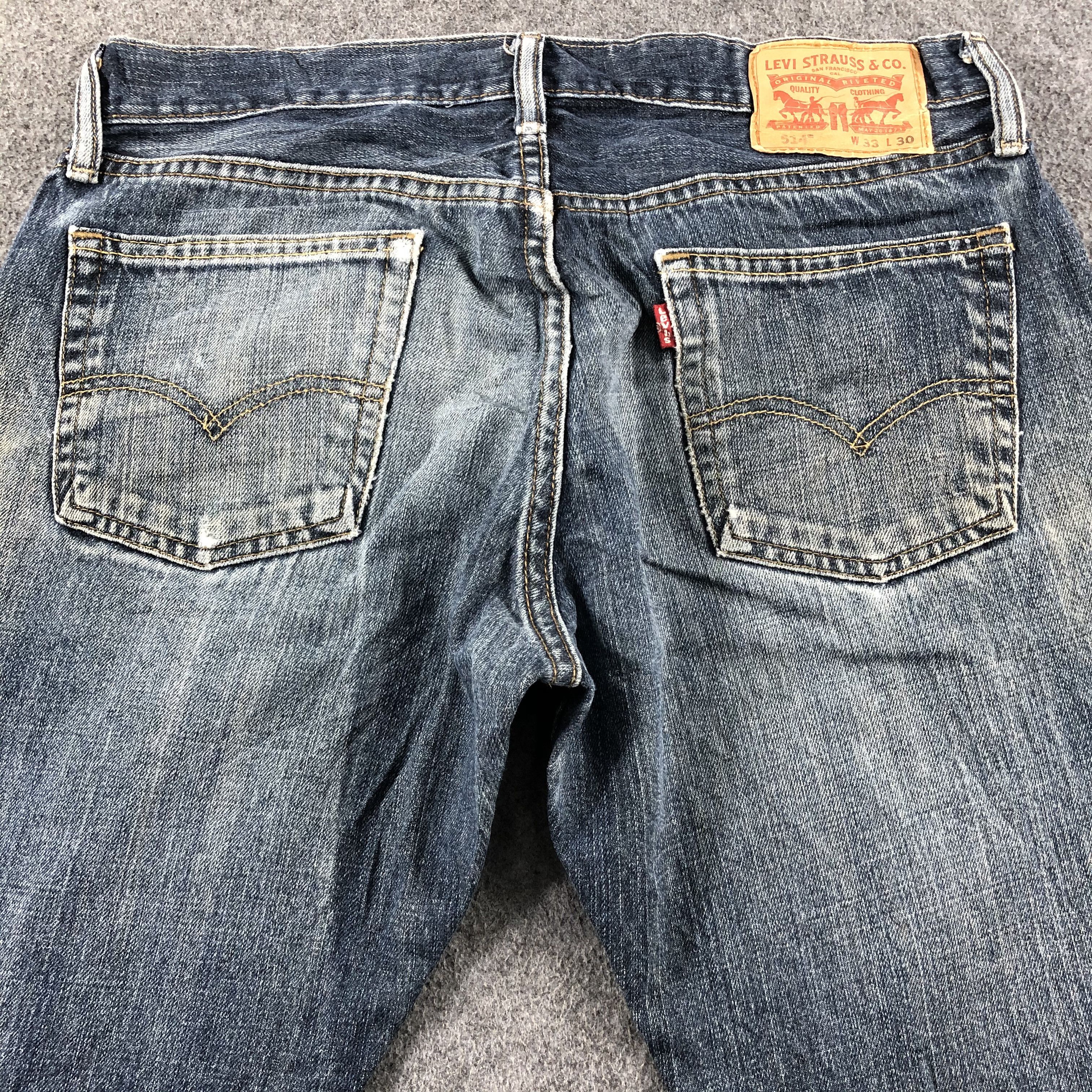 Levi's Vintage Blue Wash Levis 514 Jeans-J2586 Size US 33 - 4 Thumbnail