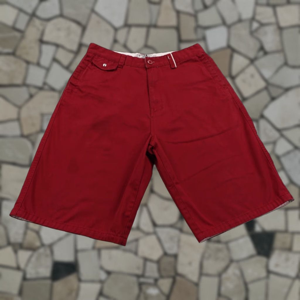 Billabong VINTAGE Billabong Shorts Mens 32 Red Chino Embroidered Skater Y2K Skating Mens Size US 32 / EU 48 - 1 Thumbnail
