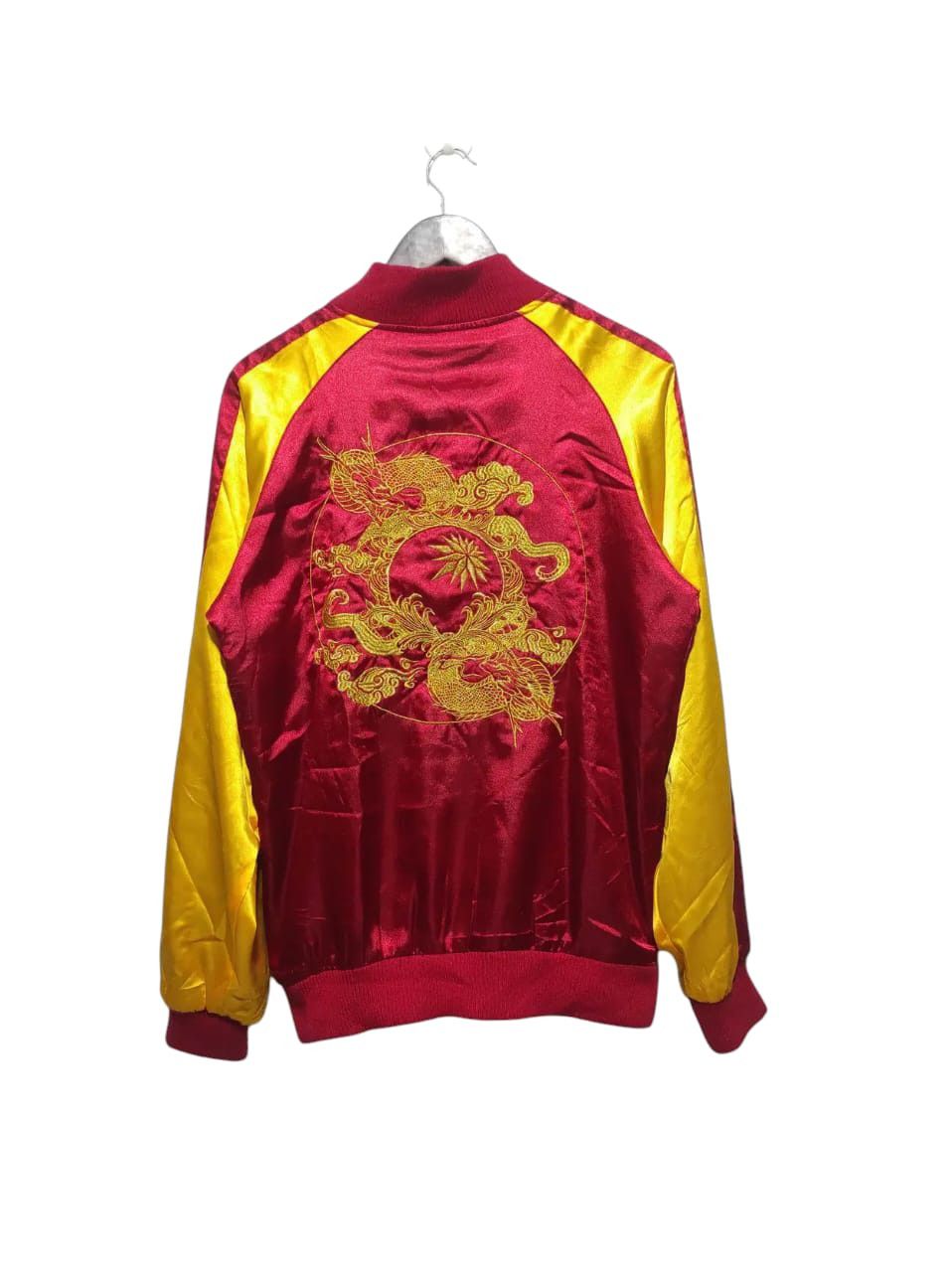 Japanese Brand Team Factory Satin Embroidery Sukajan Jacket Size US M / EU 48-50 / 2 - 1 Thumbnail