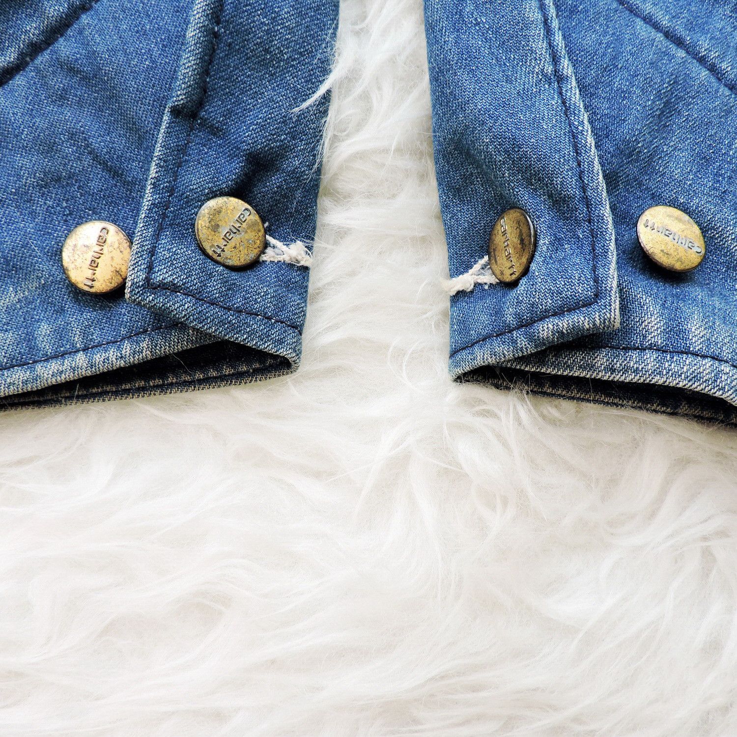 Carhartt CARHARTT AMERICA DENIM CHORE COAT BARN BLANKET JACKET Size US M / EU 48-50 / 2 - 9 Thumbnail