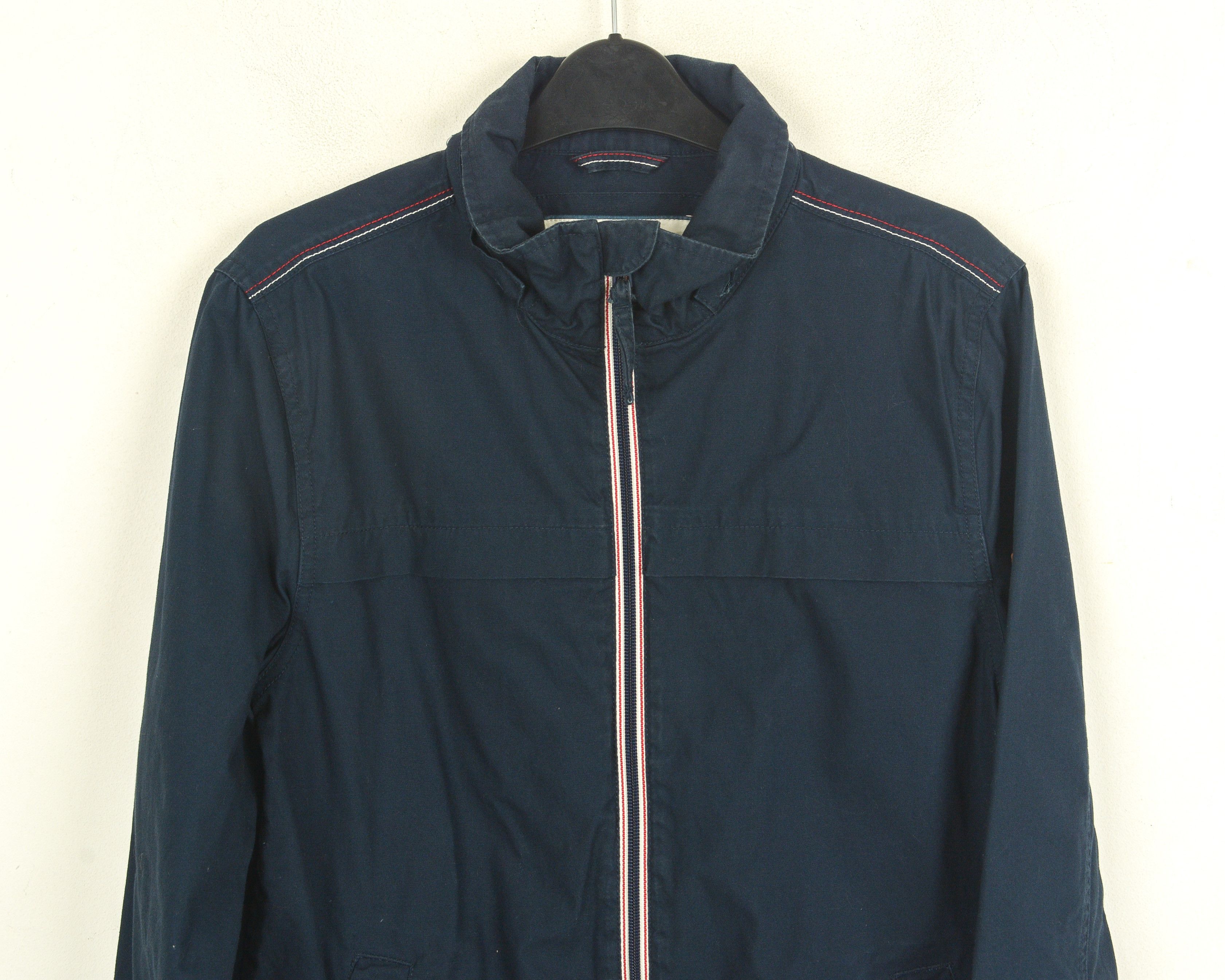 Tommy Hilfiger × Tommy Jeans Women's S Denim Coat Jacket EU 36 Navy Cotton Ladies Bomber Size S / US 4 / IT 40 - 2 Thumbnail