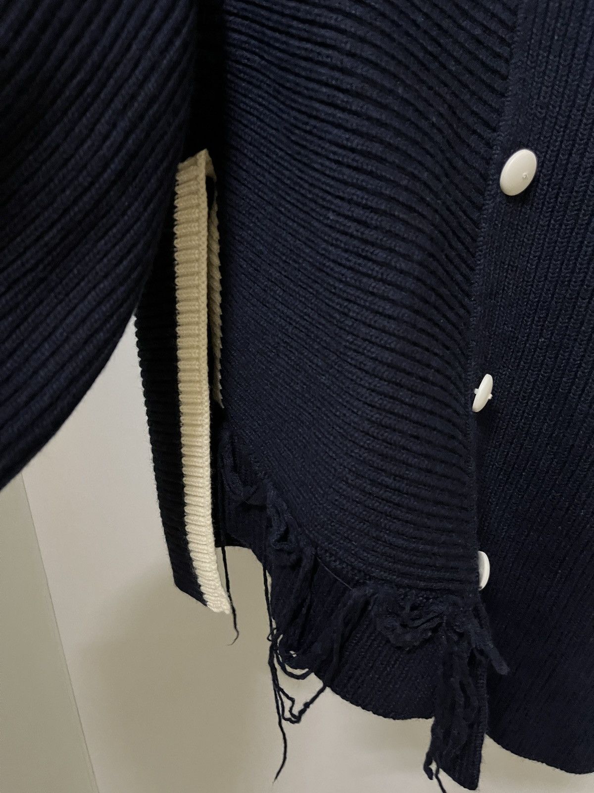 Joseph Joseph Navy Asymmetric Crew Cardigan Size XS / US 0-2 / IT 36-38 - 9 Thumbnail