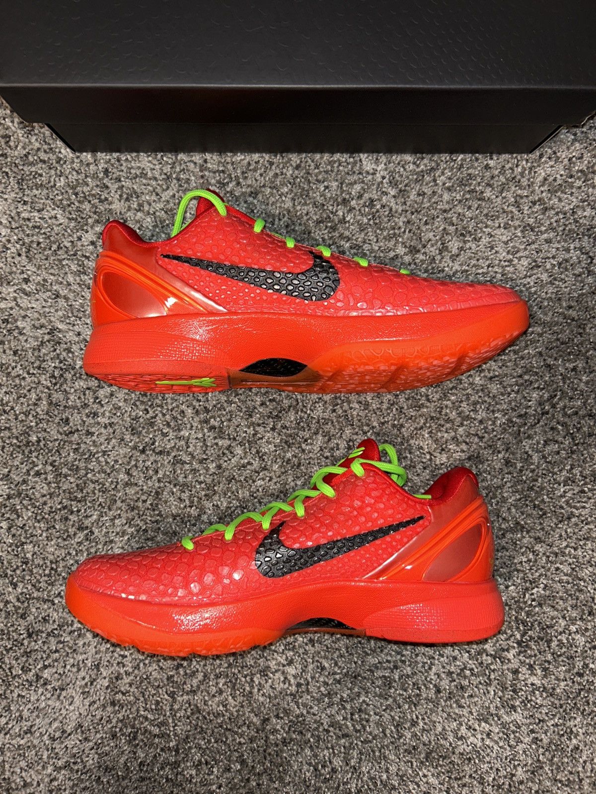 Nike Zoom Kobe 6 Protro ‘Reverse Grinch’ Size US 9 / EU 42 - 1 Thumbnail