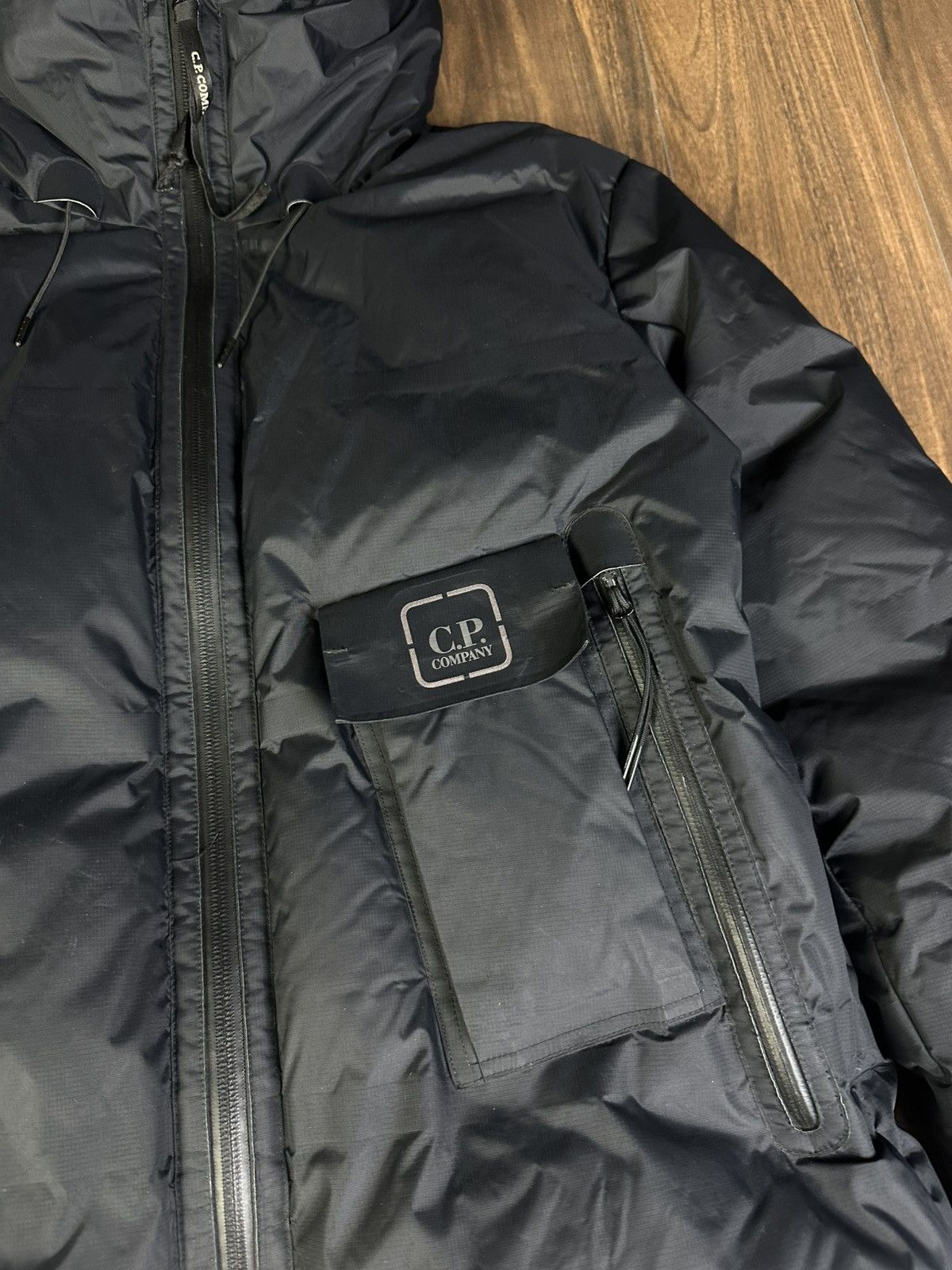 C.P. Company C.P. Company Pertex Quantum Down Jacket Black puffer Size US M / EU 48-50 / 2 - 2 Thumbnail