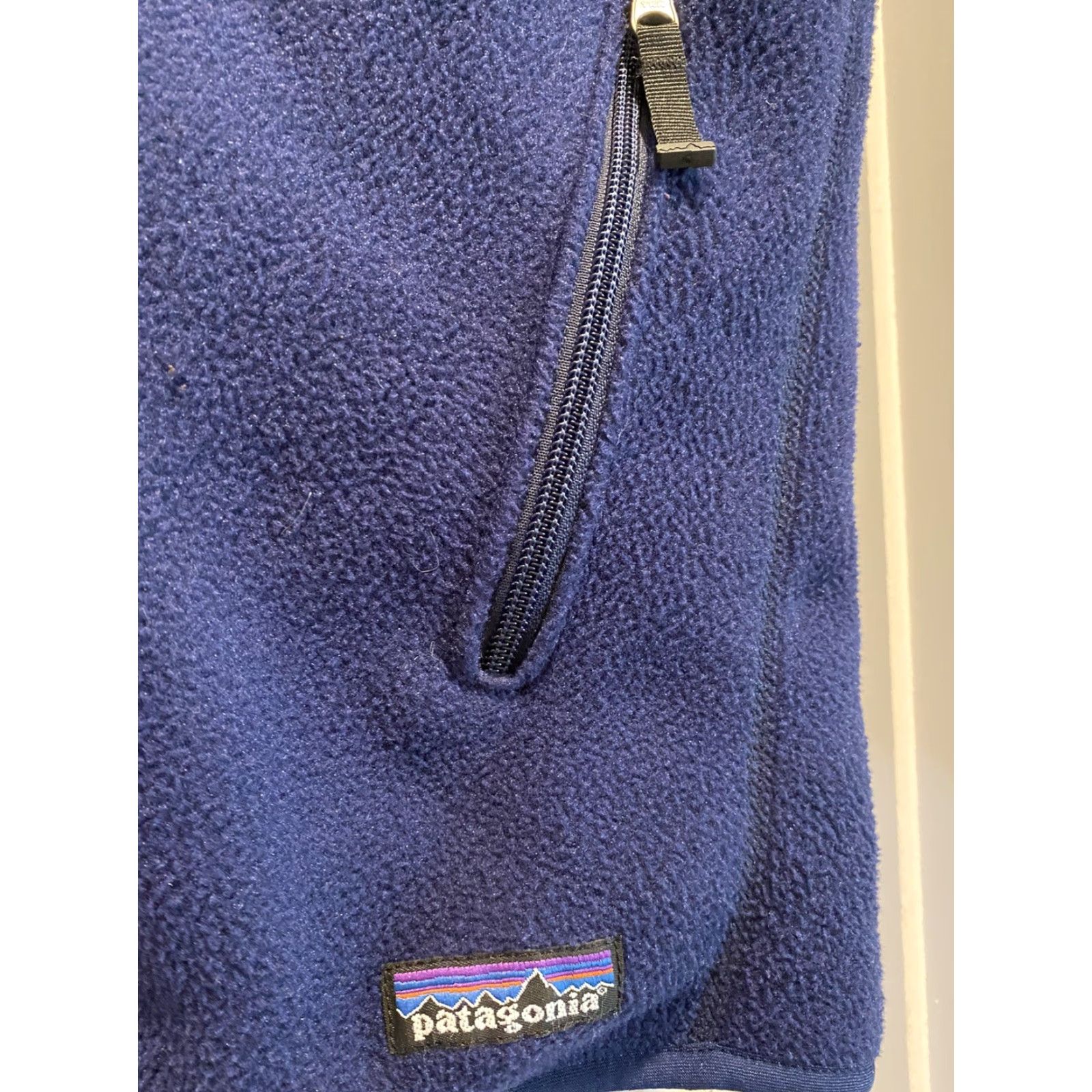 Patagonia PATAGONIA Synchilla Vest Ski Full Zip Navy Blue Mens XL Embroidered Fleece Winter Size US XL / EU 56 / 4 - 3 Thumbnail