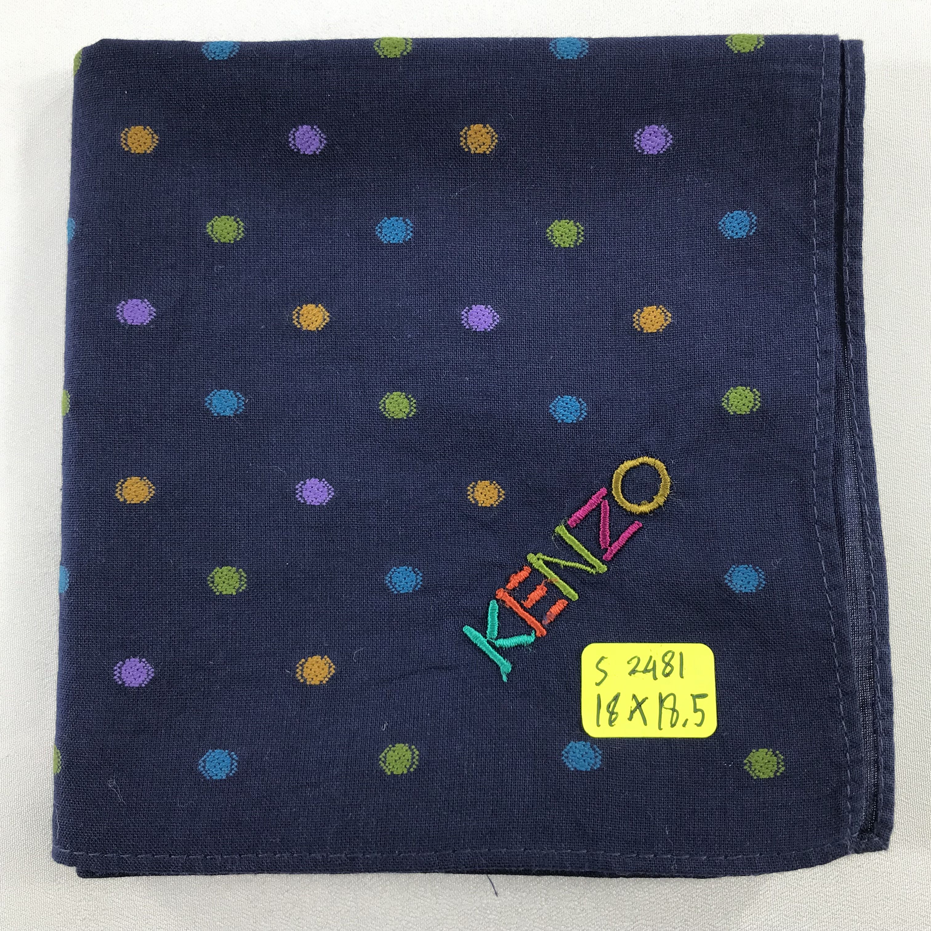 Kenzo × Vintage Kenzo Bandana / Handkerchief / Neckerchief -S2481 Size ONE SIZE - 5 Thumbnail