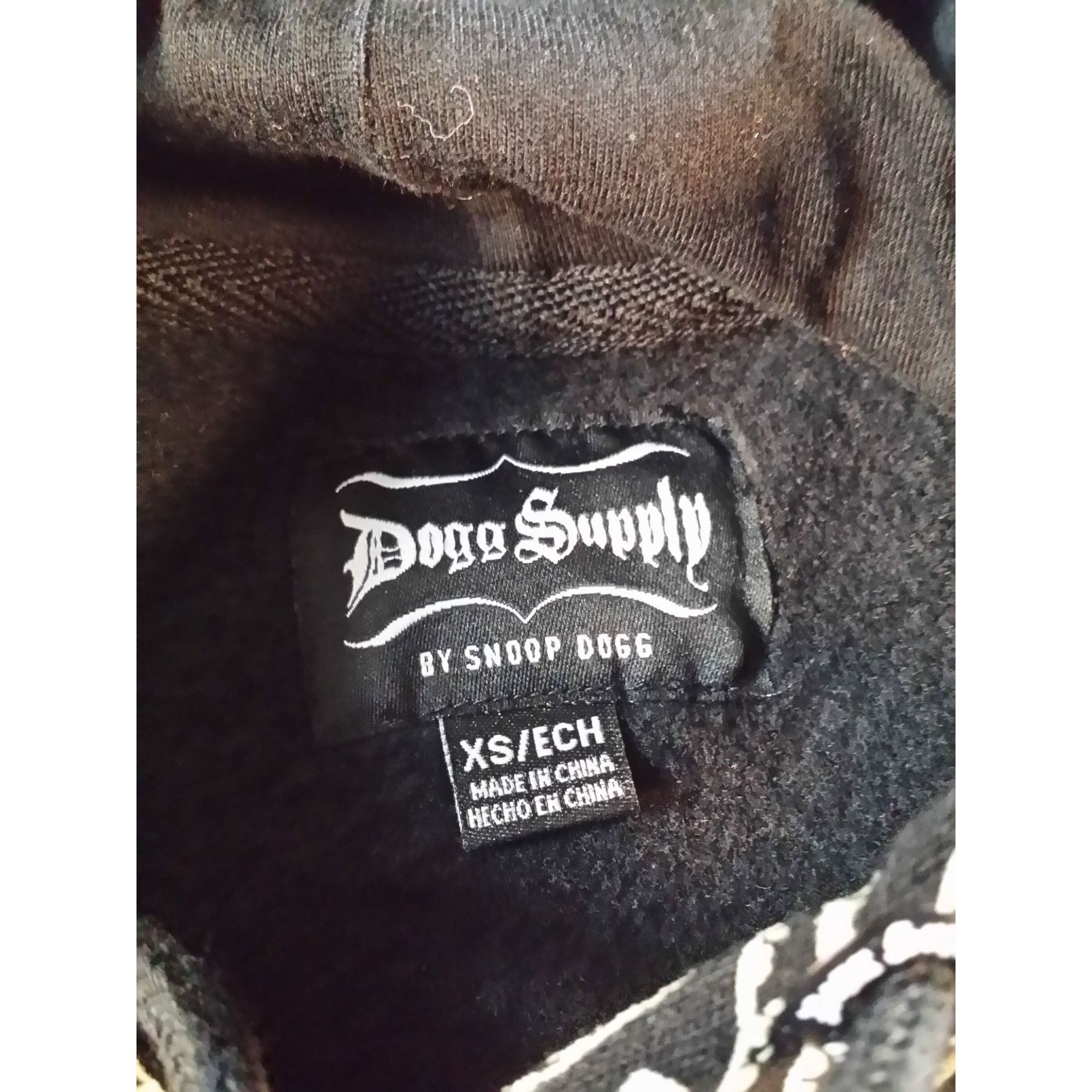 Other Dogg Supply By Snoop Dogg Hoodie Men Sz XS Bandana Black Hip Size US XS / EU 42 / 0 - 5 Thumbnail