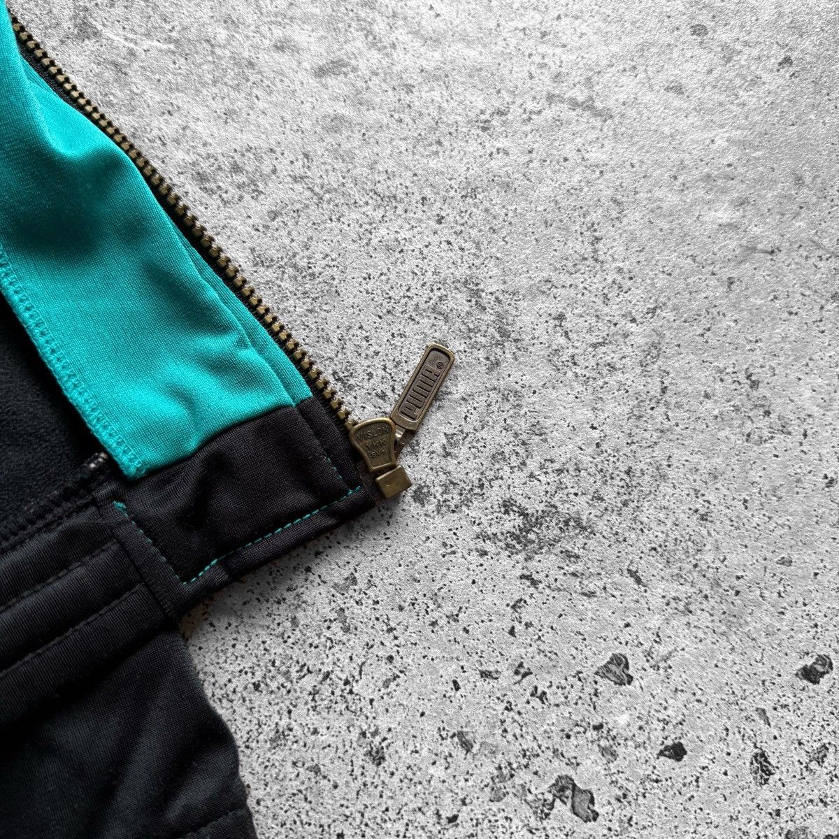 Puma Puma Vintage Mens Track Jacket Zip Up Black Teal 90s Retro Size US M / EU 48-50 / 2 - 4 Thumbnail