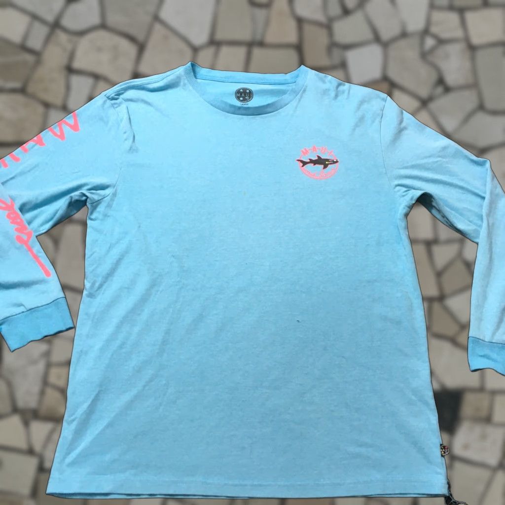 Vintage Maui and Sons T-Shirt Long Sleeve Blue Size L Mens Size US L / EU 52-54 / 3 - 1 Thumbnail