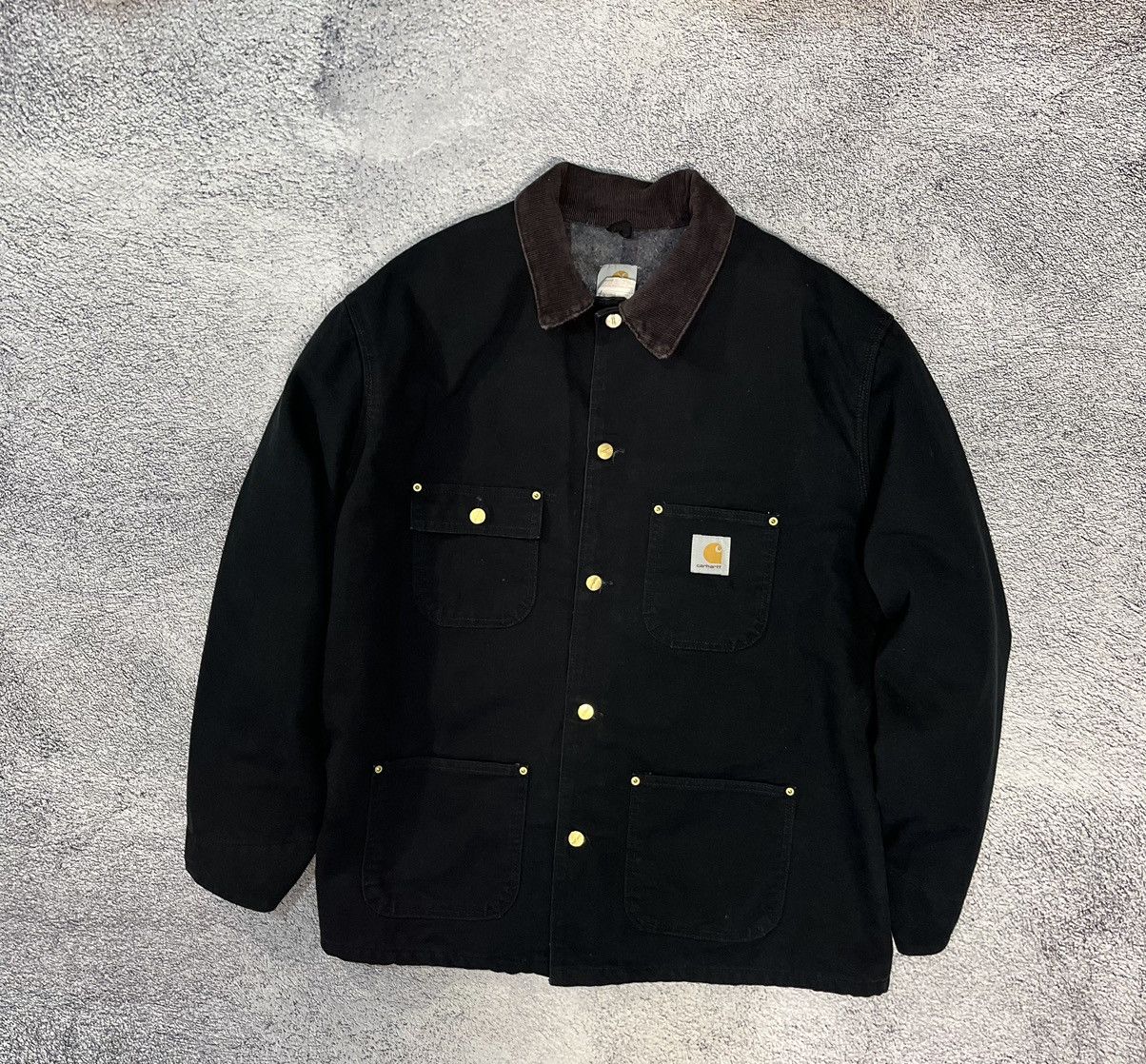 XL Carhartt Chore Coat カーハート stussy Carhartt Chore Coat Size XL - Navy, Stussy Collaboration
