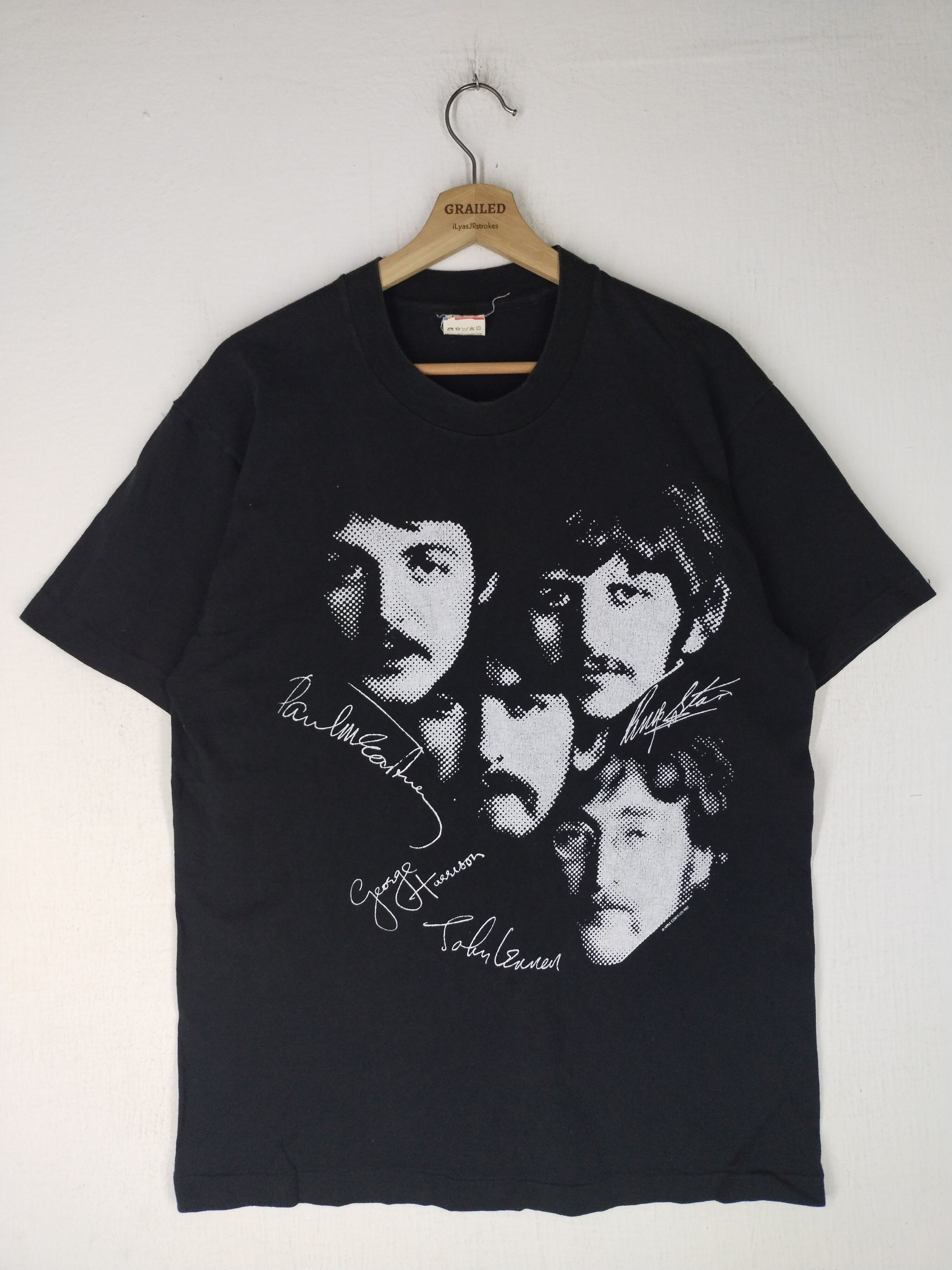 Band Tees Vintage The Beatles Apple Corps 1987 Tee John Lennon Size US L / EU 52-54 / 3 - 1 Thumbnail
