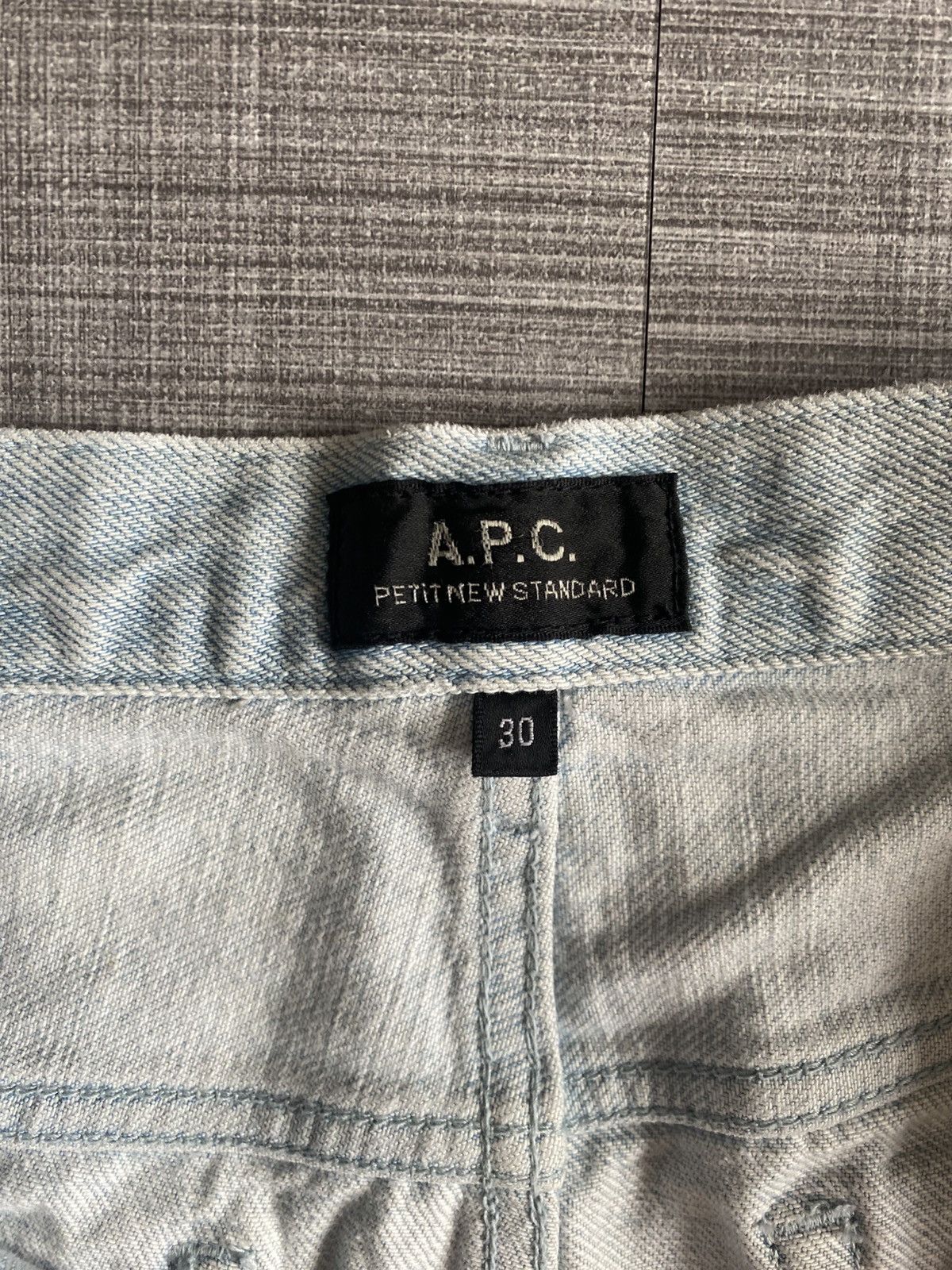 A.P.C. A.P.C. Petit New Standard Denim Light Blue Size US 30 / EU 46 - 3 Thumbnail