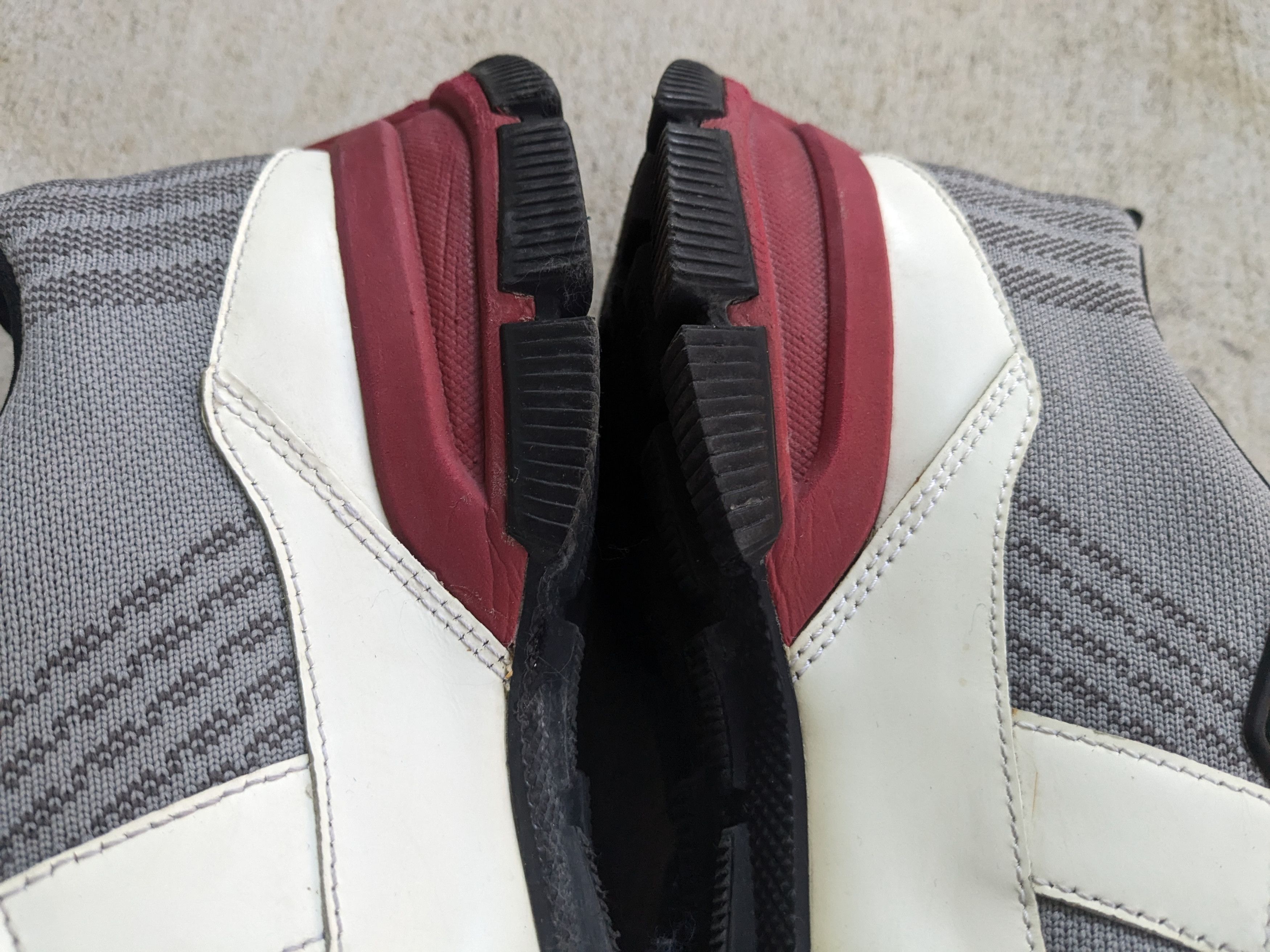 Prada Cross Section Sneakers Gray White 9.5 Low Tops