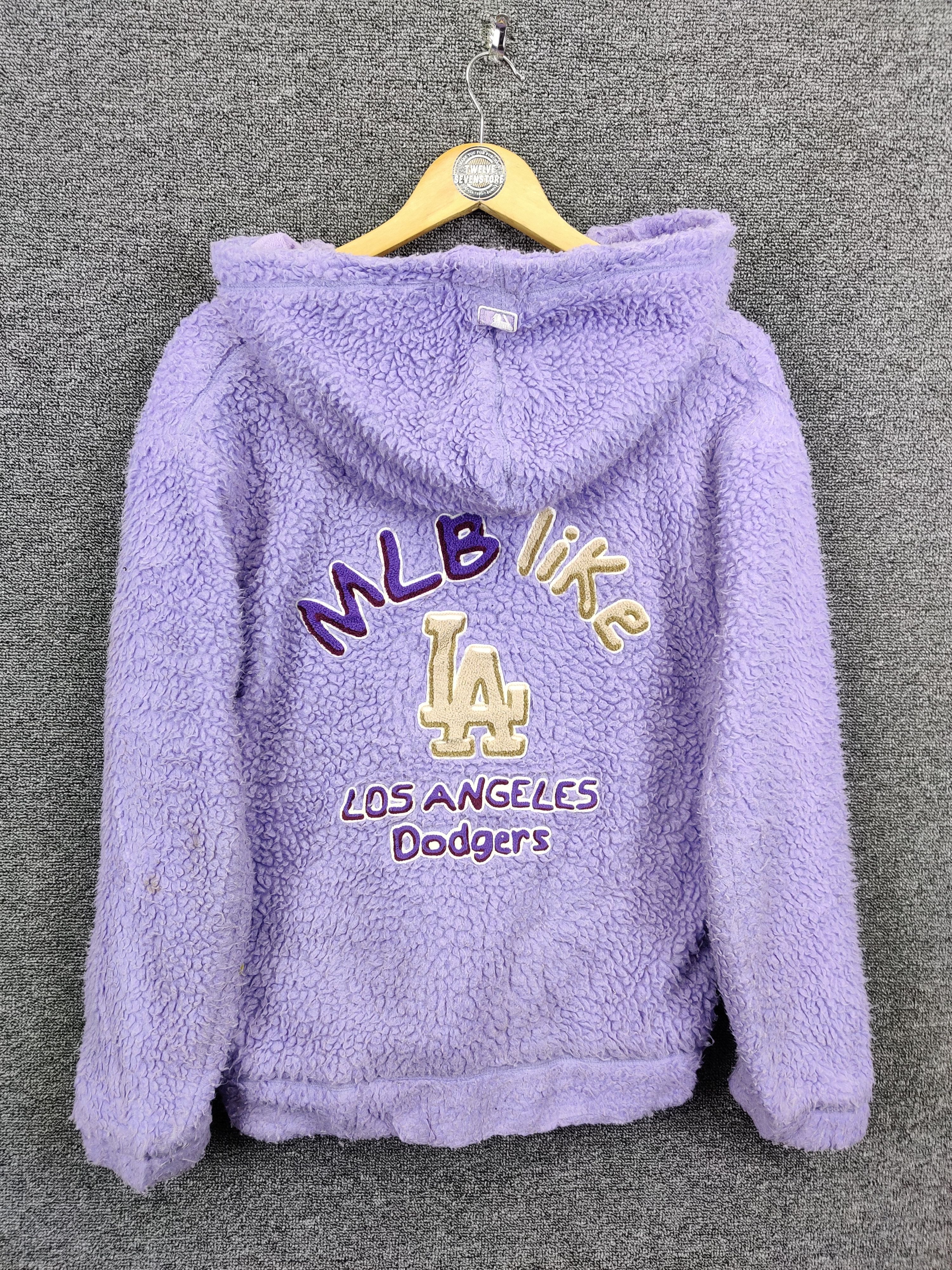 MLB Vintage MLB Los Angeles Dodgers Sherpa Hoodie Jacket Size US M / EU 48-50 / 2 - 6 Thumbnail