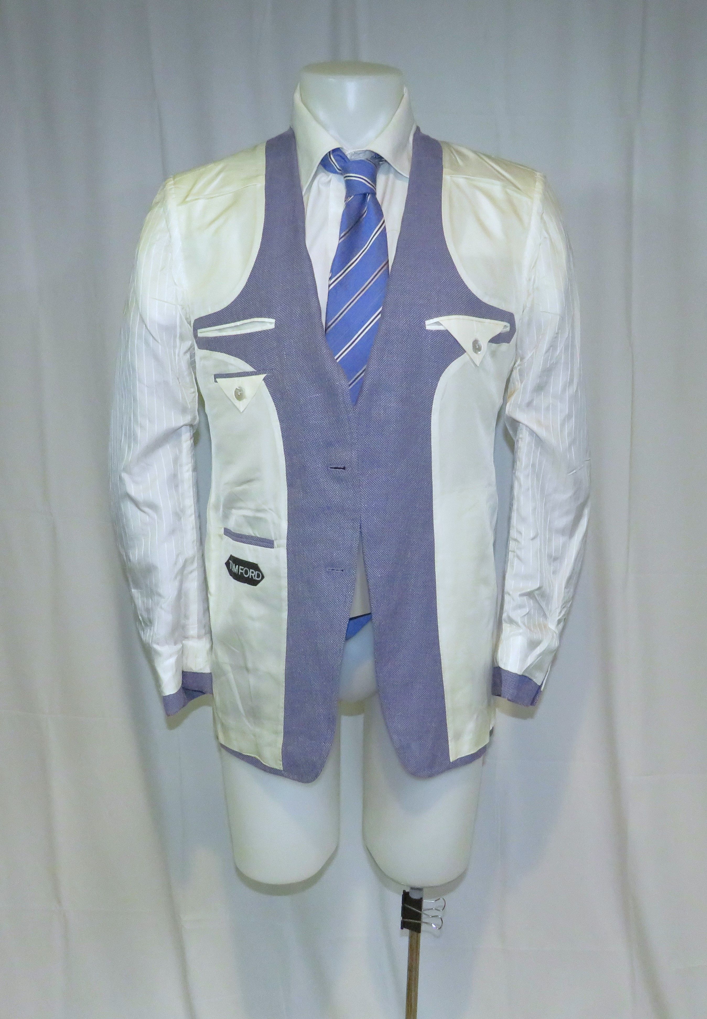 Tom Ford Base S Purple Weave Silk Blend Two Button Blazer 38R NWT Size 38R - 10 Thumbnail