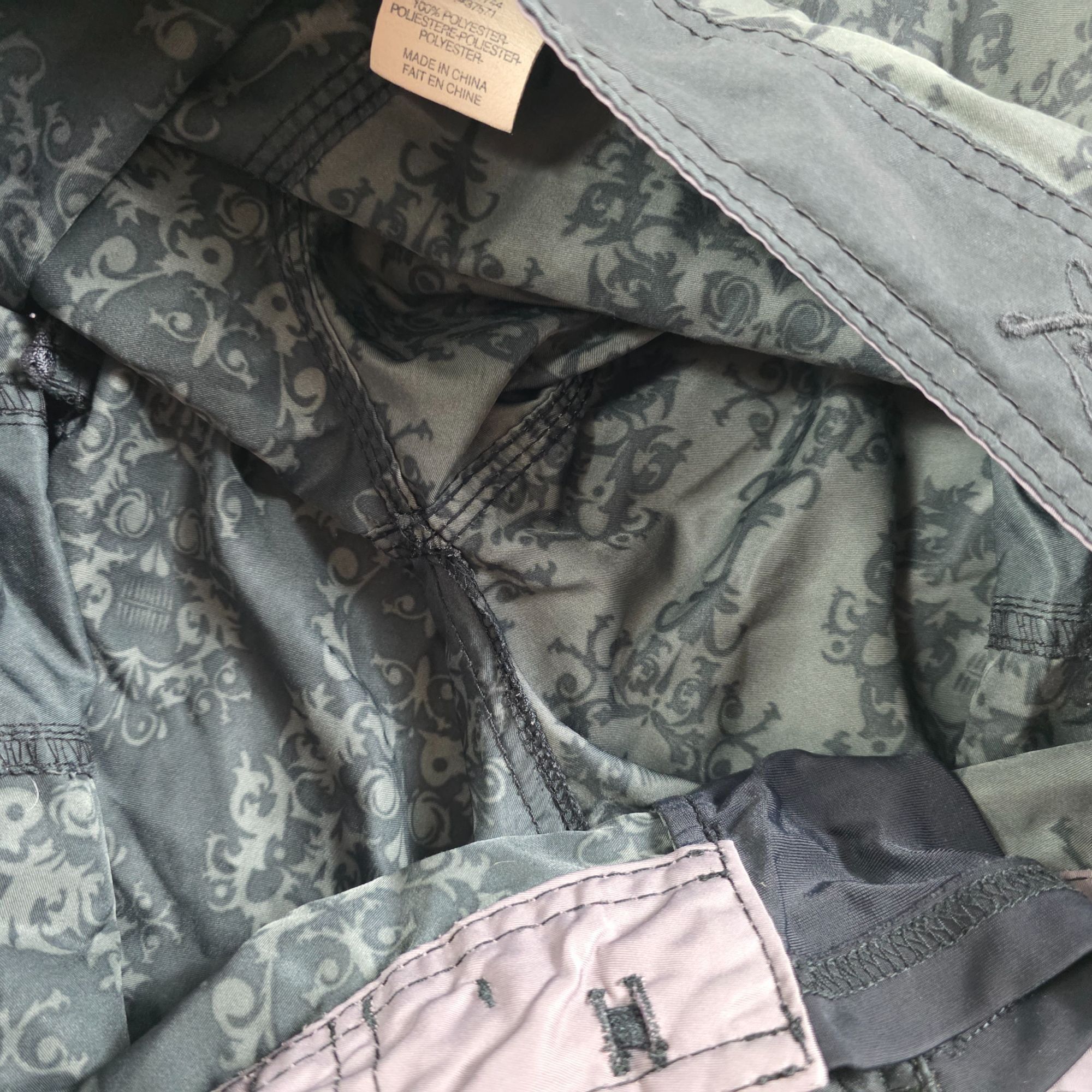 Rip Curl Rip Curl Mens Size 32 Black Gray Skull Swim Board Shorts Pol Size US 32 / EU 48 - 6 Thumbnail