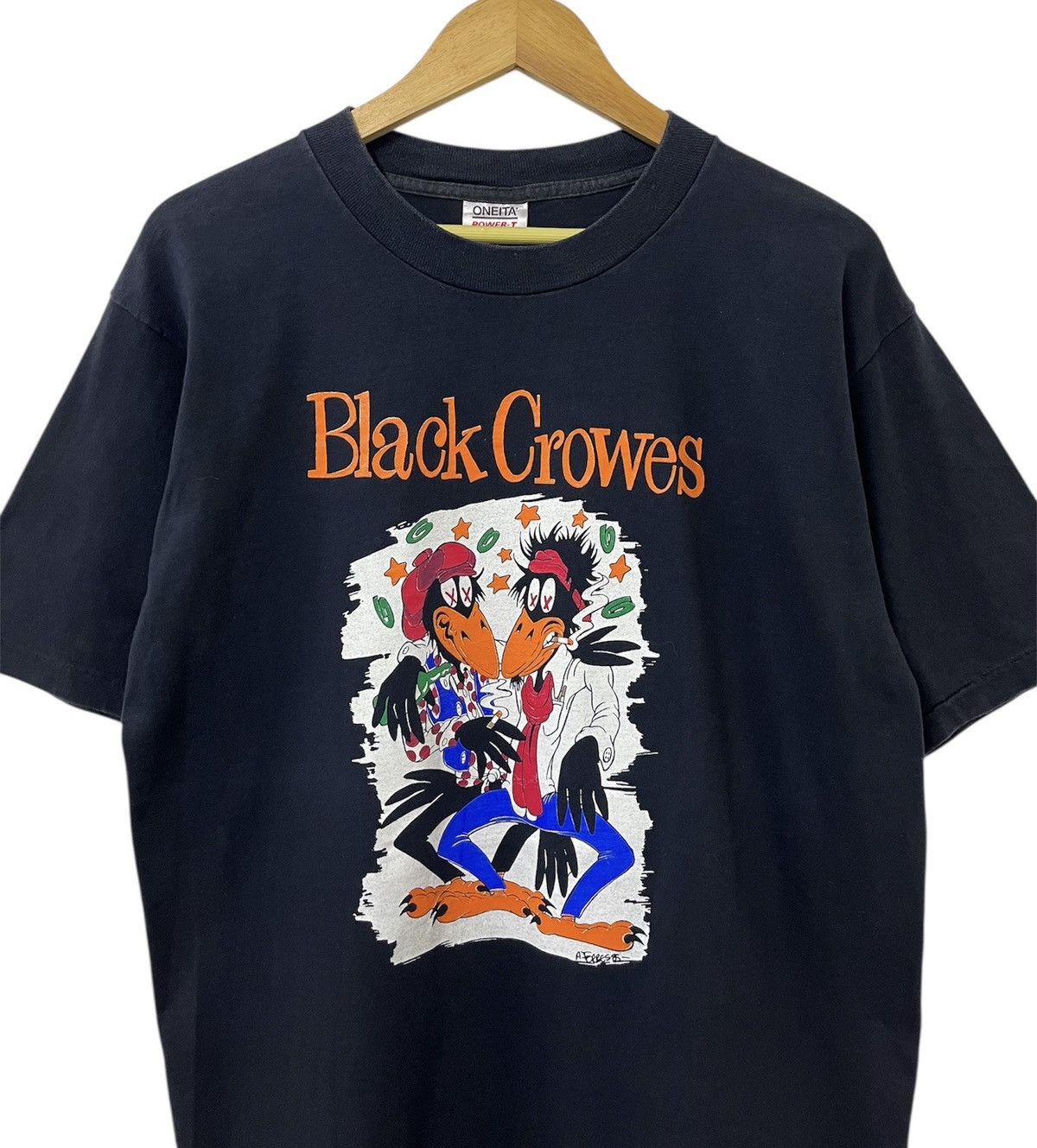 Band Tees VINTAGE 90s BLACK CROWES SHAKE YOUR MONEY MAKER BAND TSHIRT Size US XL / EU 56 / 4 - 3 Thumbnail
