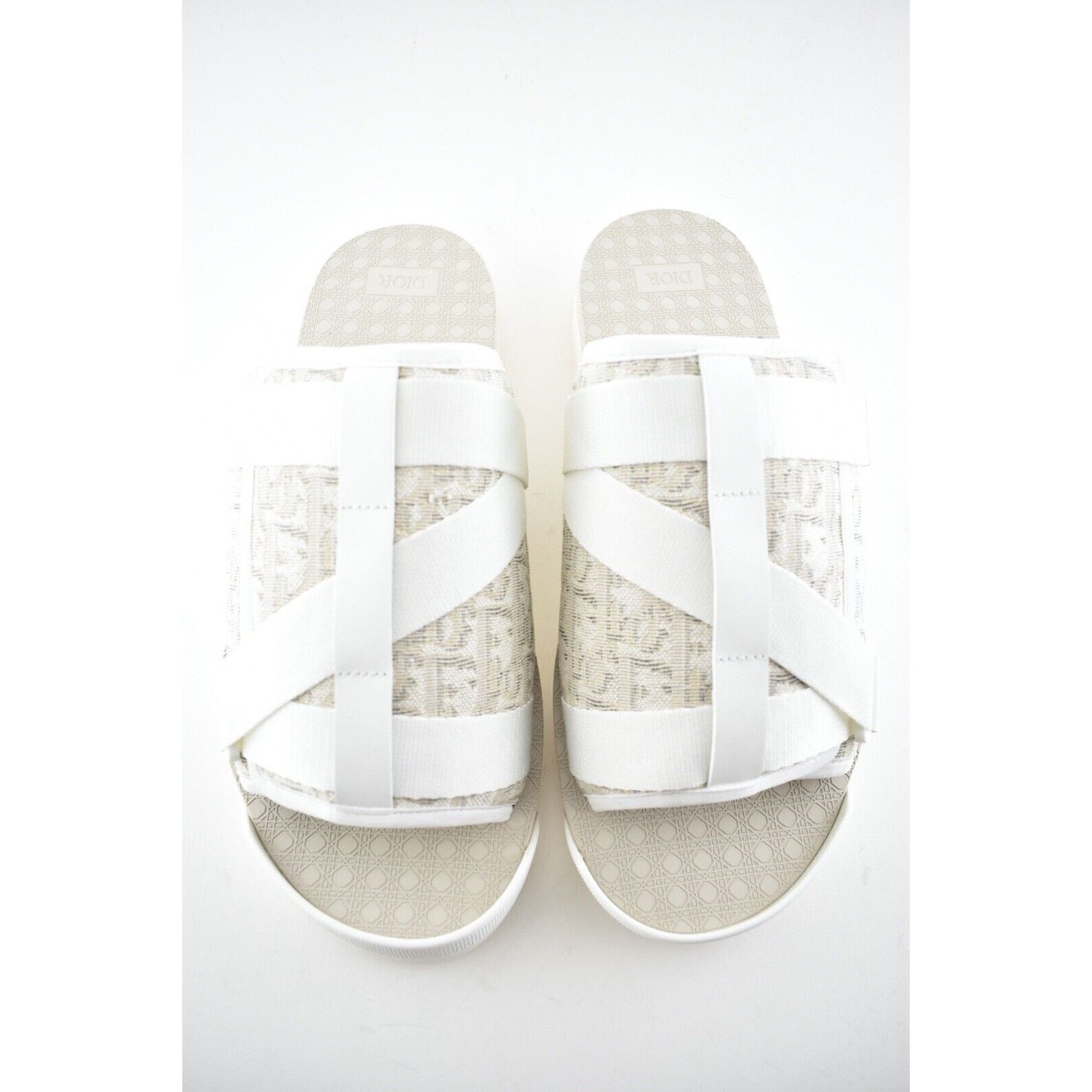 Dior Dior Men Alpha Sandal Oblique Jacquard Flat Slip On 45 12 Size US 12 / EU 45 - 6 Thumbnail
