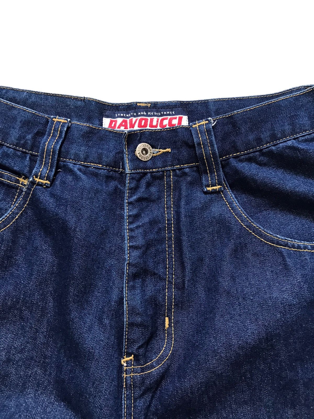 JNCO Davoucci Hiphop Baggy Relaxed Loose Blue Shine Denim Jeans Size US 32 / EU 48 - 7 Thumbnail
