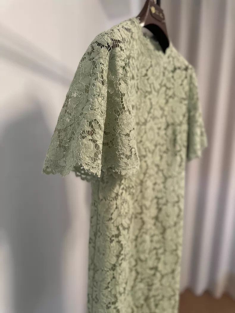 Valentino Valentino Fresh green lace skirt Size S / US 4 / IT 40 - 2 Thumbnail