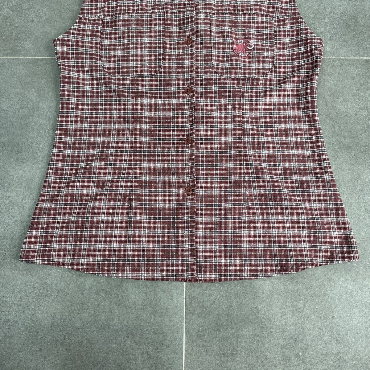 Mammut × Vintage Vintage Mammut Women Sleeveless Button Shirt Size L Size L / US 10 / IT 46 - 3 Thumbnail