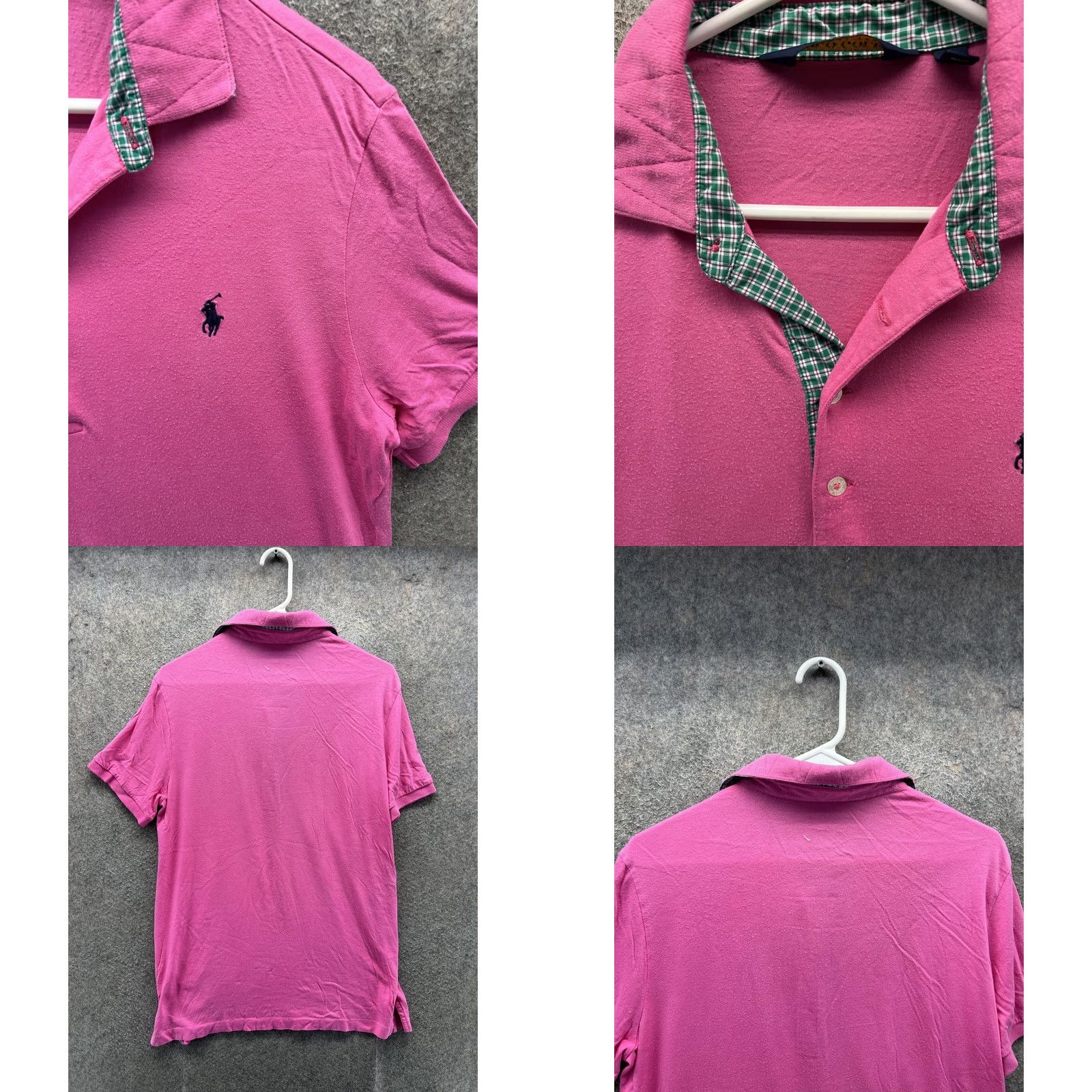 Polo Ralph Lauren Polo Golf Ralph Lauren Polo Shirt Men Medium Pink ProGolf Casual Vintage Lined Size US M / EU 48-50 / 2 - 8 Thumbnail