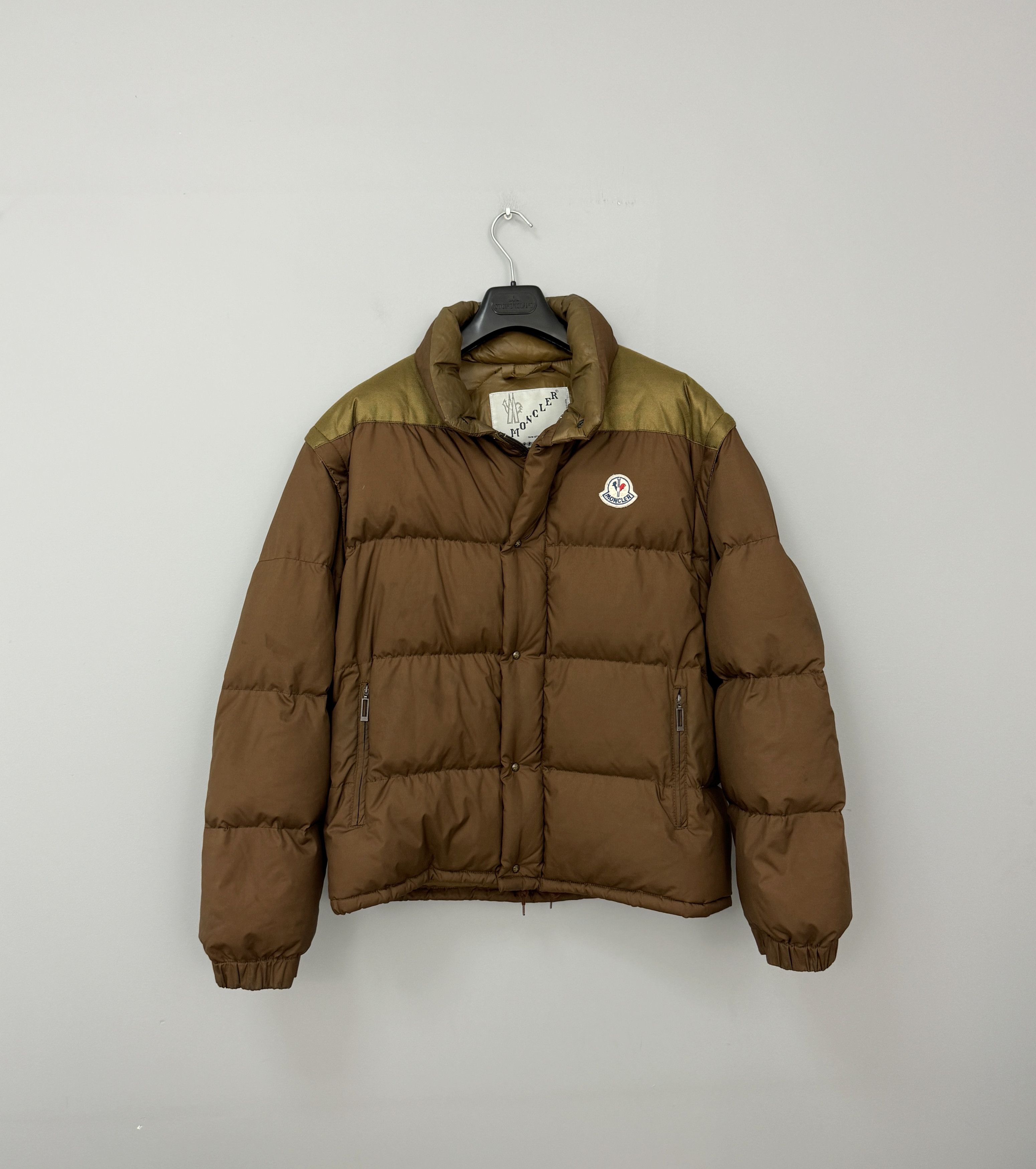 Moncler 80s 90s Moncler Grenoble Down Jacket Puffer Vest Brown Sz 3 Size US M / EU 48-50 / 2 - 1 Thumbnail