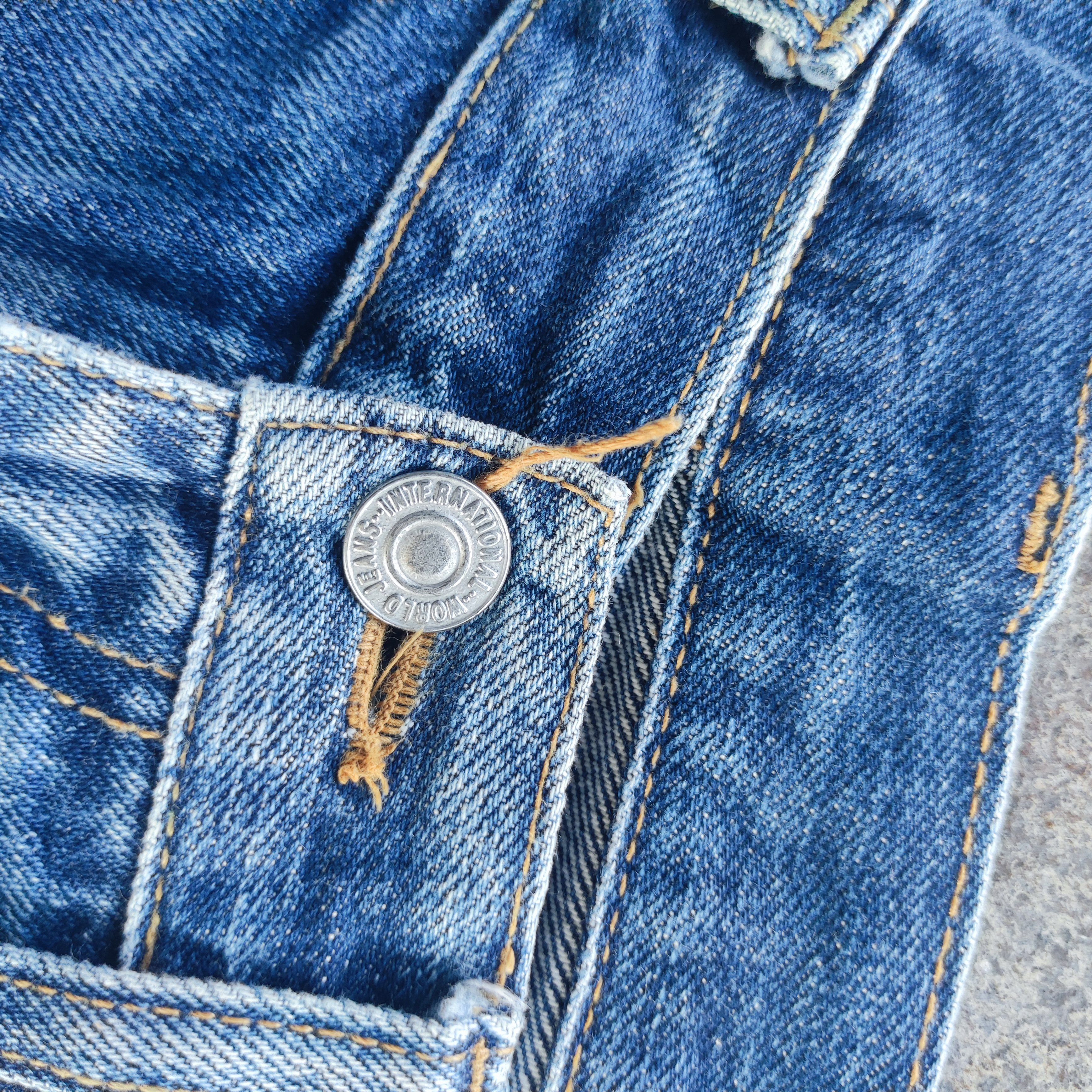 Japanese Brand Vintage Japanese Brand Buggy Jeans Ripped Faded Pants Size US 30 / EU 46 - 7 Thumbnail