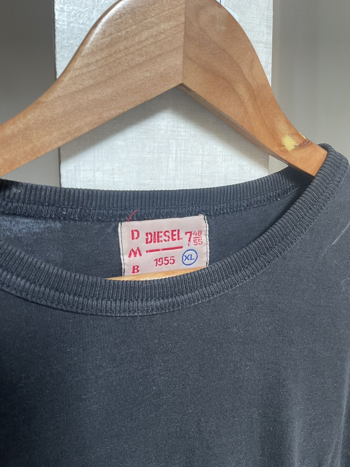 Diesel × Vintage Diesel Long Sleeve Shirt y2k prisoner line Size US XL / EU 56 / 4 - 3 Thumbnail