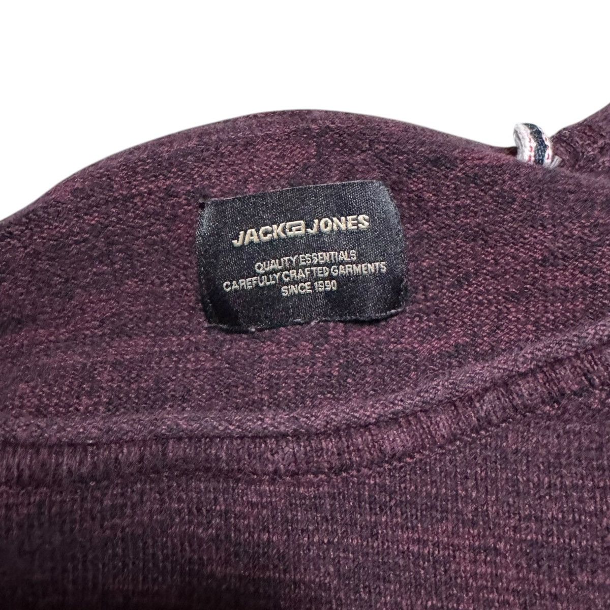 Jack & Jones Jack & Jones JJE Union Knit Maroon Lightweight Sweatshirt S Size US S / EU 44-46 / 1 - 5 Thumbnail