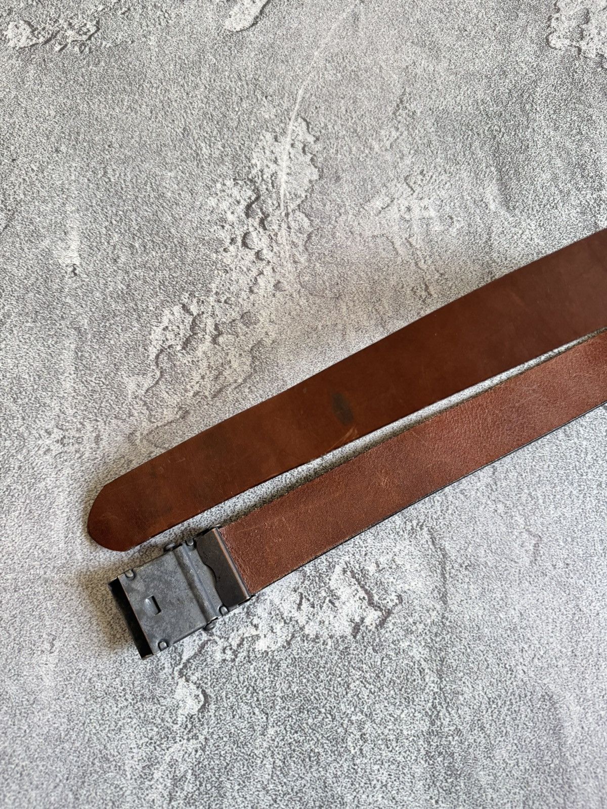 Designer × Love Moschino × Moschino Cheap and chic Moschino brown leather belt vintage Size ONE SIZE - 5 Thumbnail