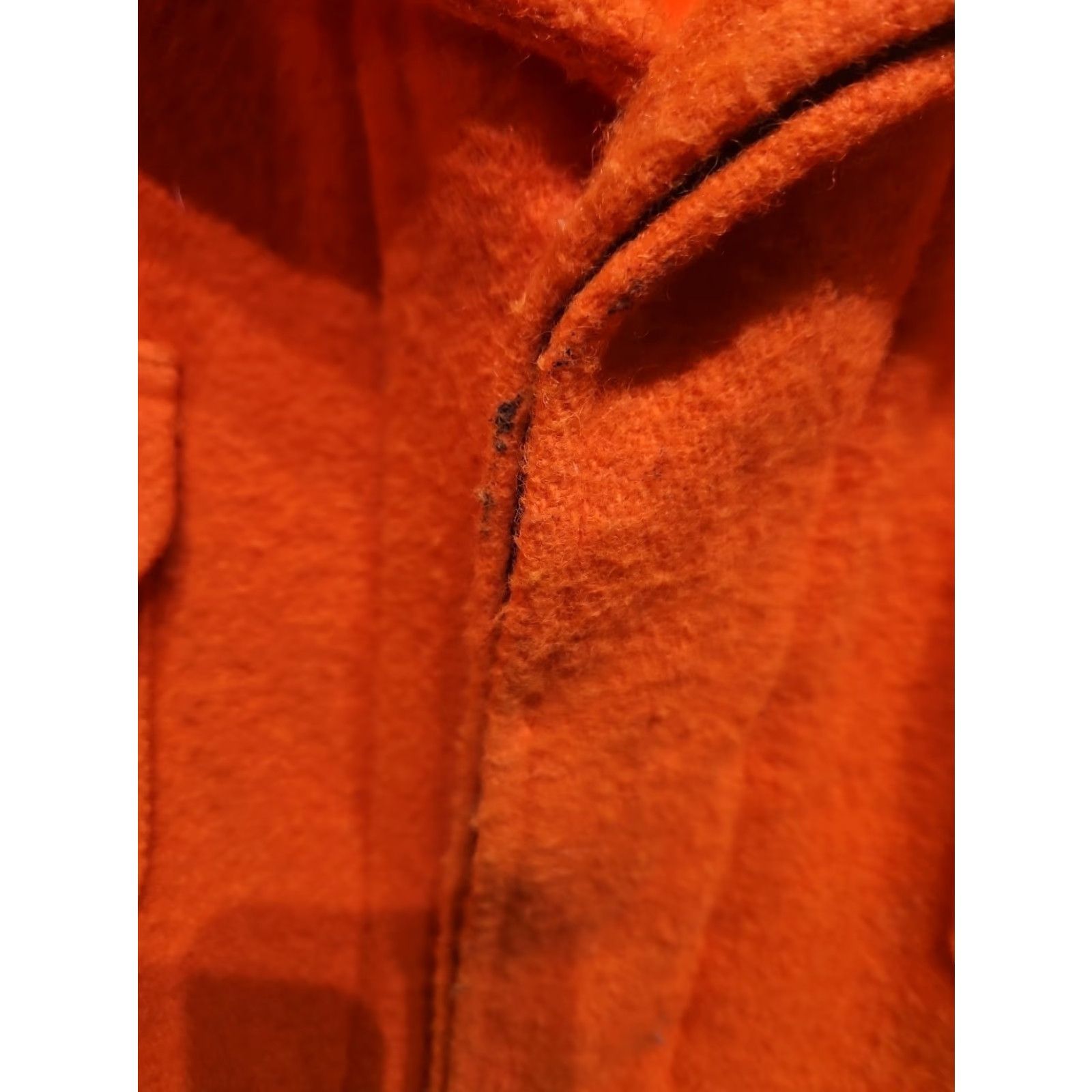 Vintage VINTAGE Bemidji Woolen Mills USA 100% Wool 301 Orange Coat Jacket Mens Size 50 Long Size US M / EU 48-50 / 2 - 6 Thumbnail