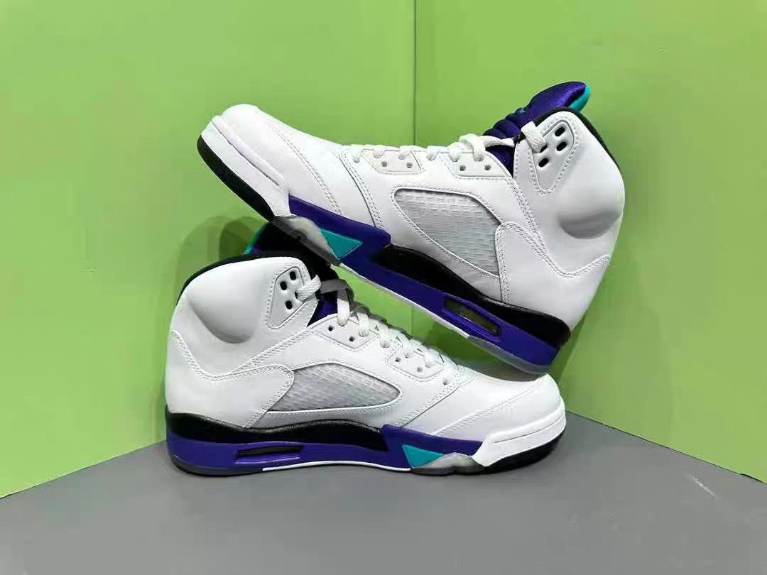 Jordan Brand Air Jordan 5 Retro Grape Basketball Shoes K15 Size US 10 / EU 43 - 5 Thumbnail