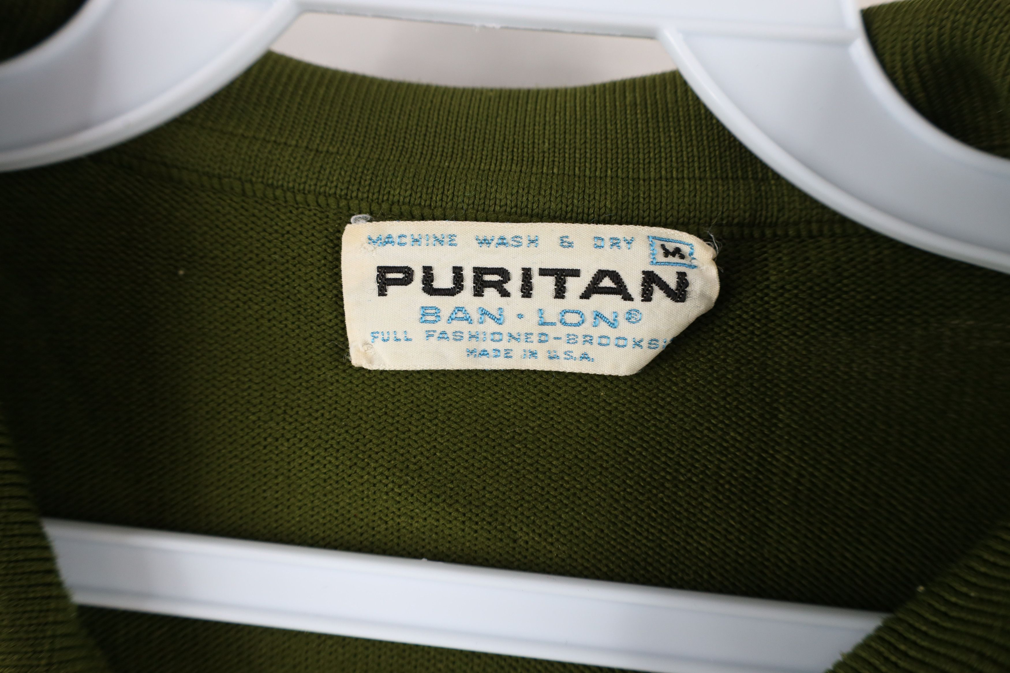 Vintage Vintage 60s 70s Streetwear Long Sleeve Polo Avocado USA Size US M / EU 48-50 / 2 - 4 Thumbnail