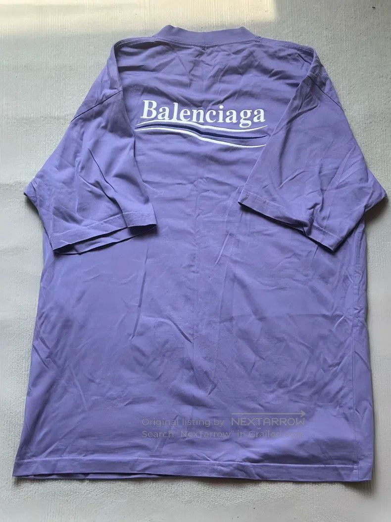 Balenciaga Balenciaga Wave Coke Embroidered Logo Short Sleeve T-Shirt Size US S / EU 44-46 / 1 - 3 Thumbnail