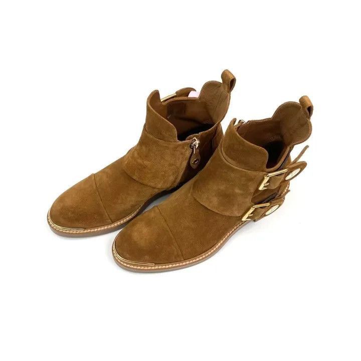 Louis Vuitton Louis Vuitton Brown Low-Top Martin Boots -2508 Size US 5 / IT 35 - 1 Thumbnail